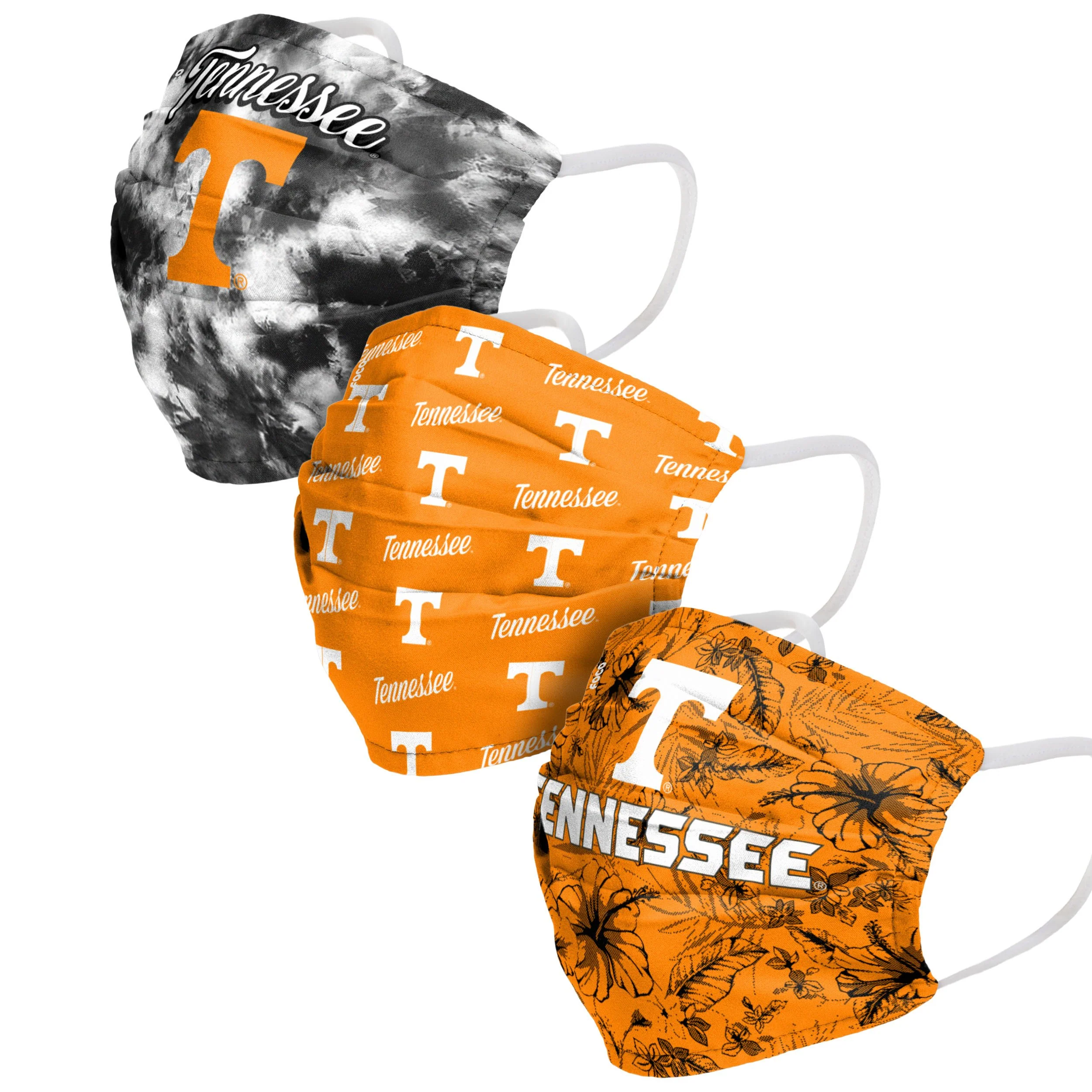 Tennessee Volunteers NCAA Womens Matchday 3 Pack Face Cover