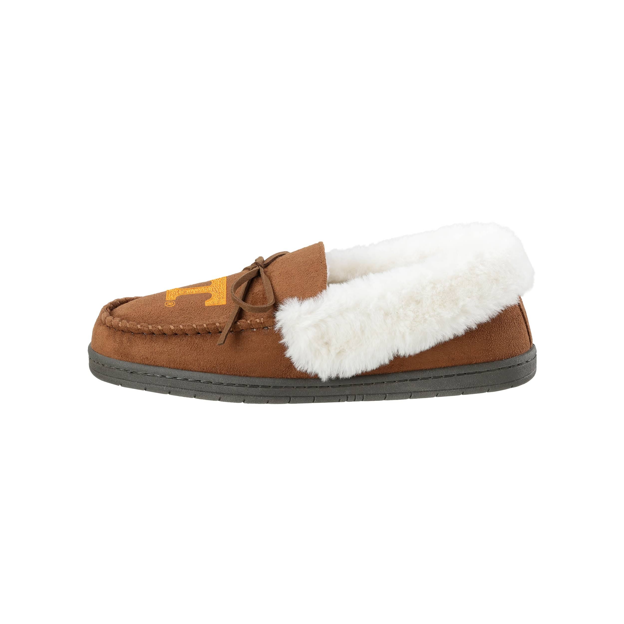 Tennessee Volunteers NCAA Womens Tan Moccasin Slippers - Image 2