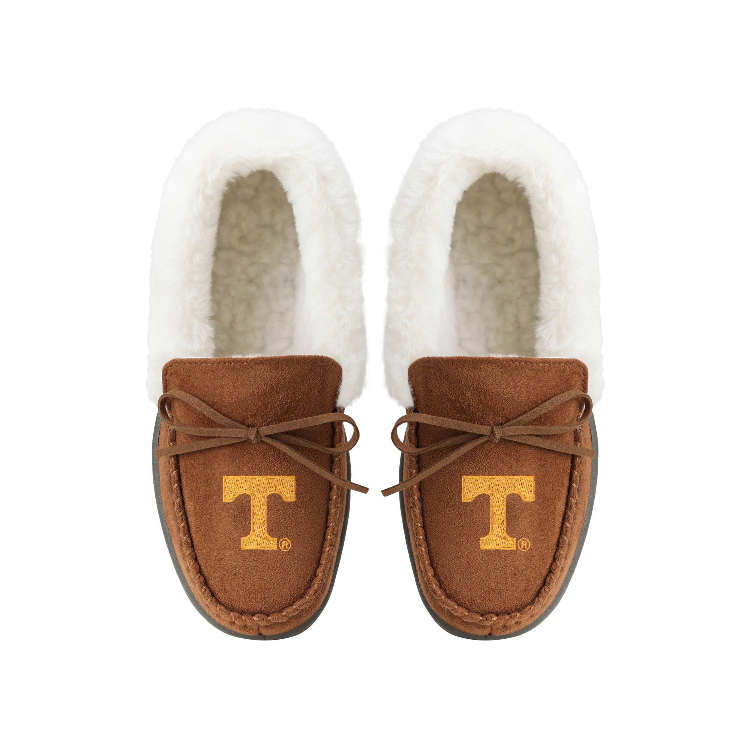 Tennessee Volunteers NCAA Womens Tan Moccasin Slippers - Image 4