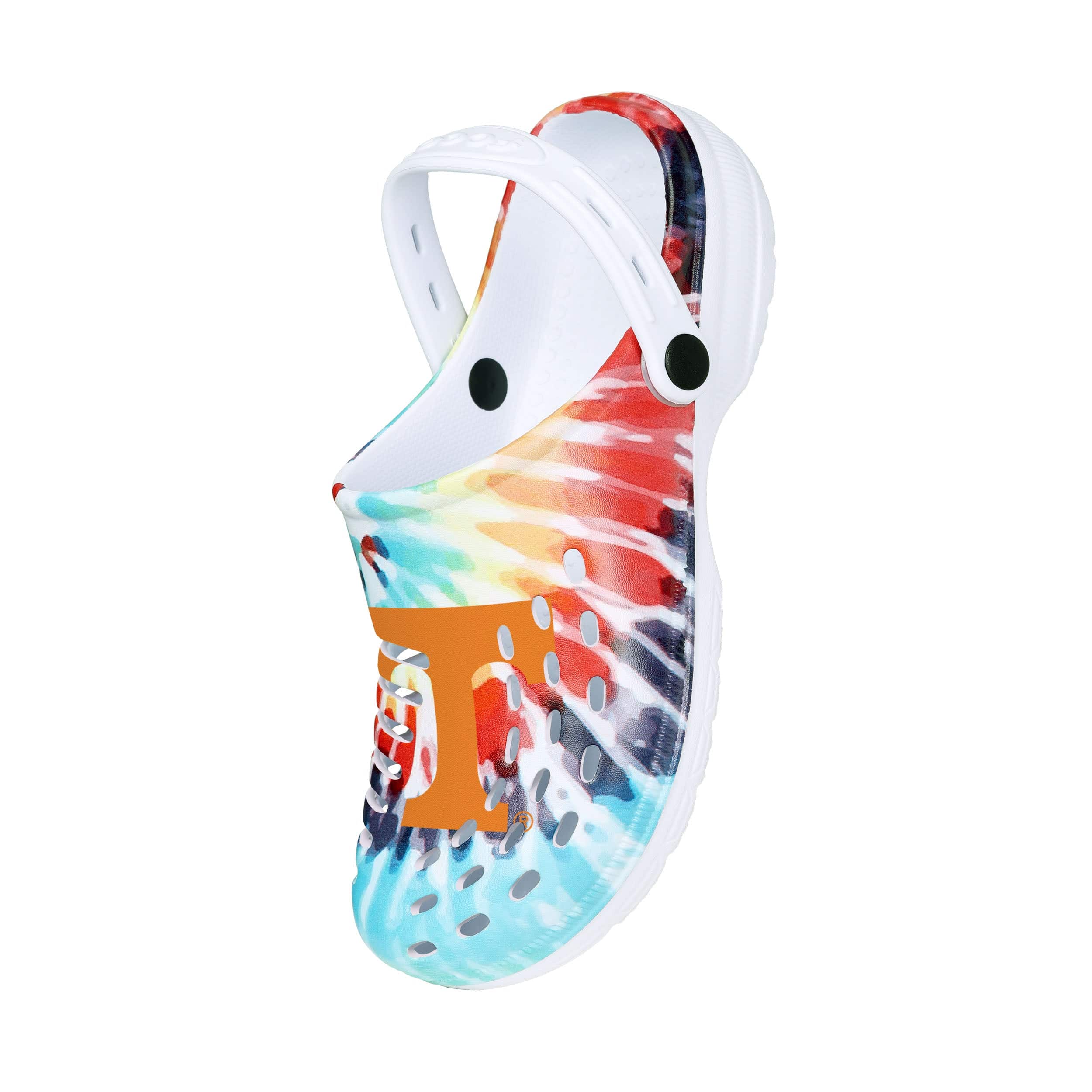 Tennessee Volunteers NCAA Womens Tie-Dye Clog With Strap - Image 3