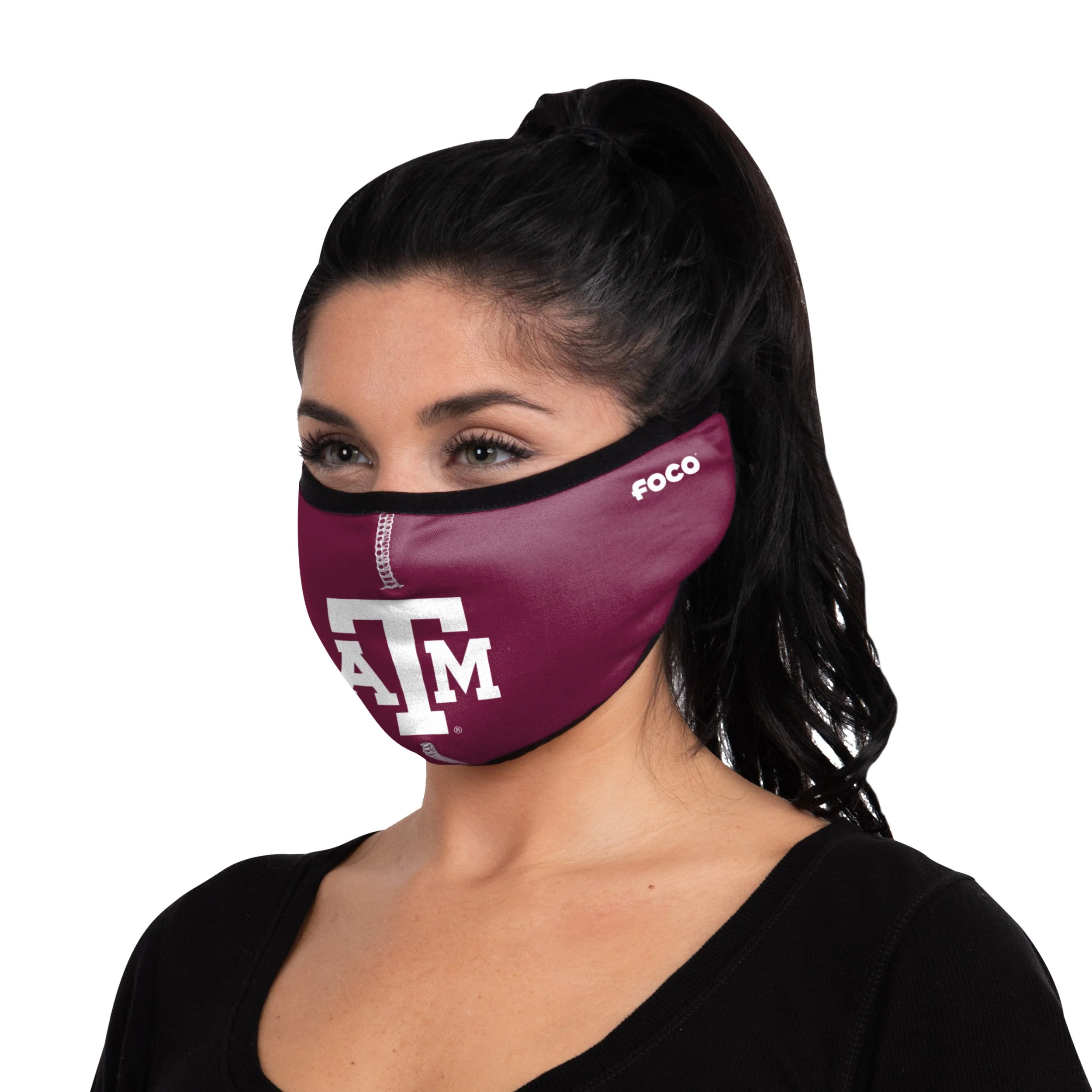 Texas A&M Aggies NCAA Big Logo Earband Face Cover - Image 2