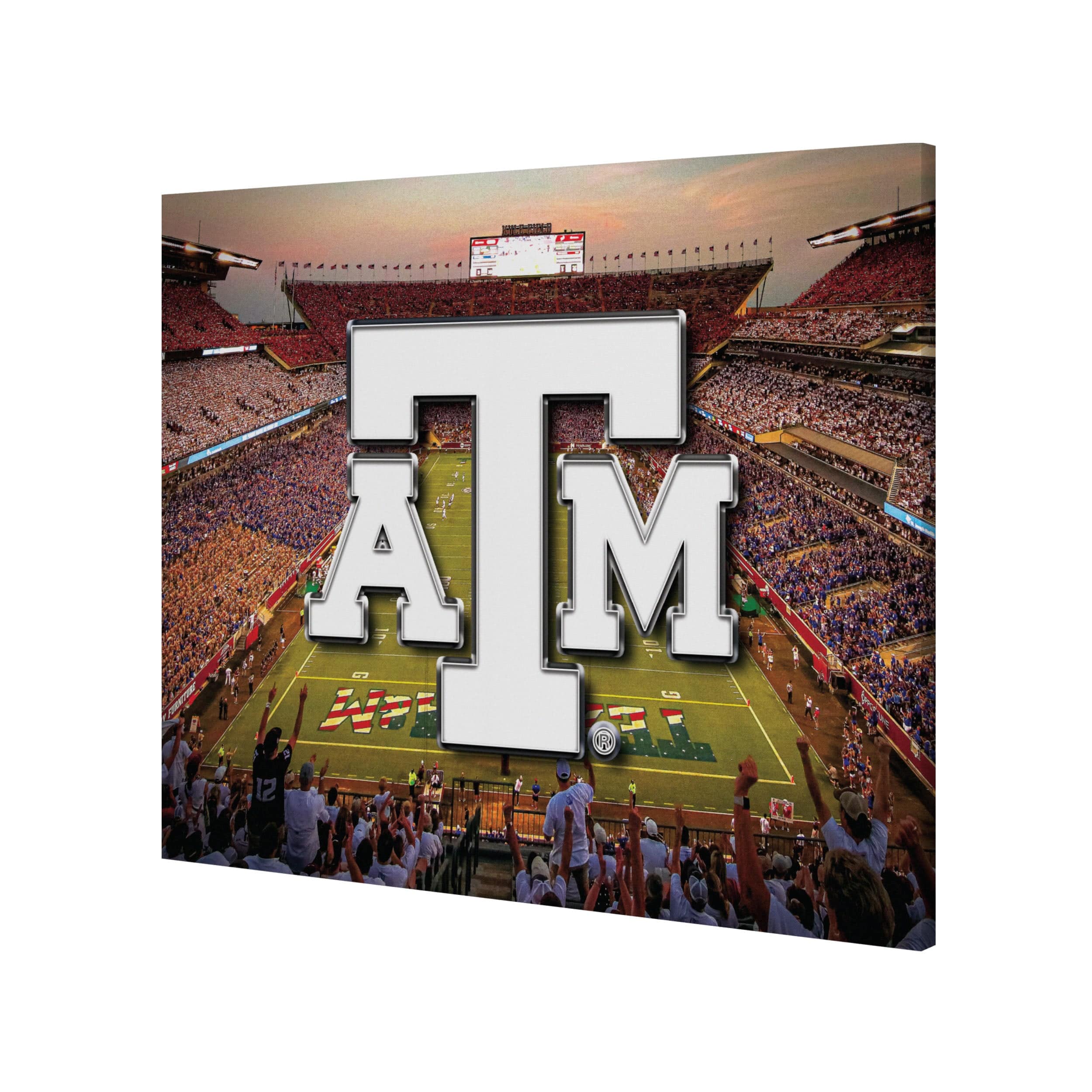 Texas A&M Aggies NCAA Canvas Wall Sign - Image 2
