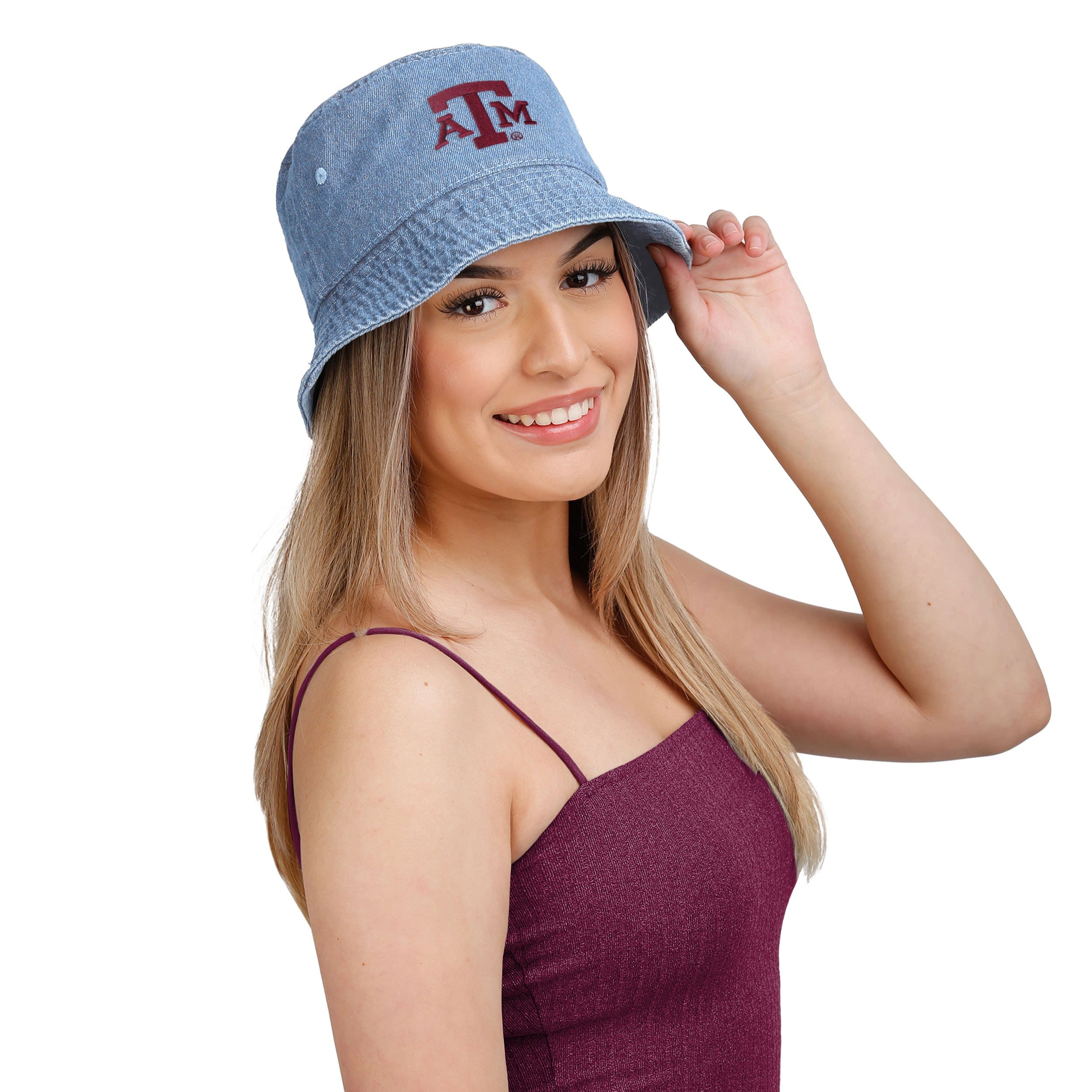 Texas A&M Aggies NCAA Denim Bucket Hat - Image 2