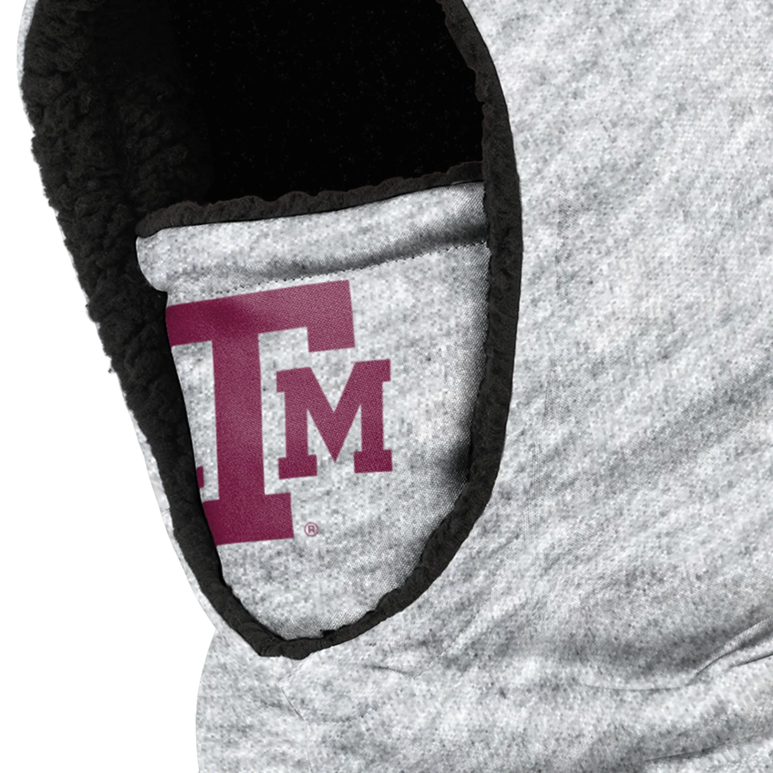Texas A&M Aggies NCAA Heather Grey Big Logo Hooded Gaiter - Image 3