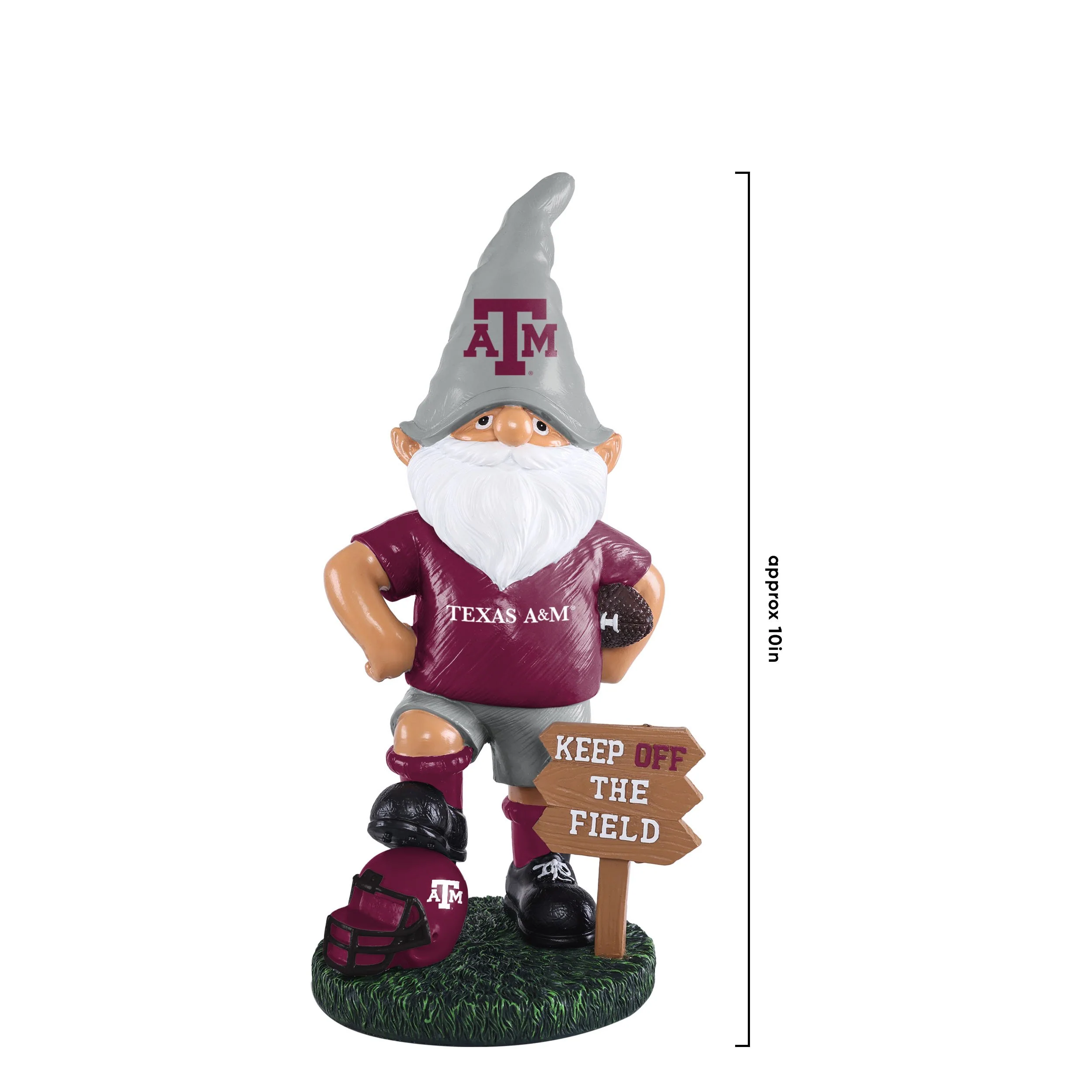 Texas A&M Aggies NCAA Keep Off The Field Gnome - Image 4
