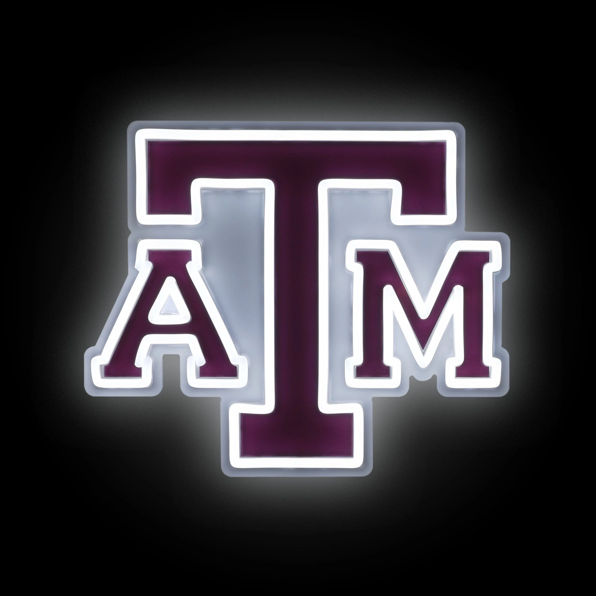 Texas A&M Aggies NCAA LED Neon Light Up Team Logo Sign - Image 2
