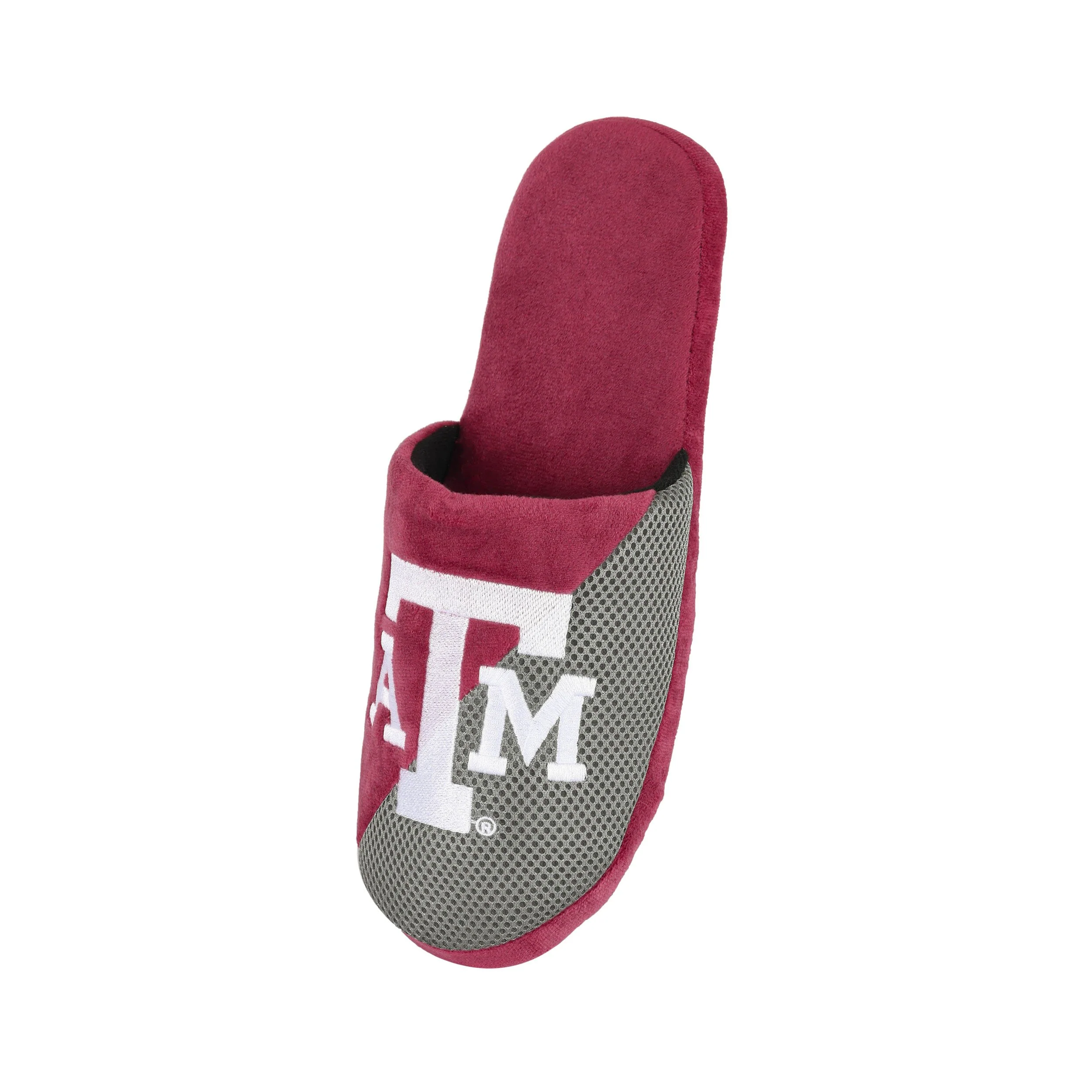Texas A&M Aggies NCAA Mens Logo Staycation Slippers - Image 3
