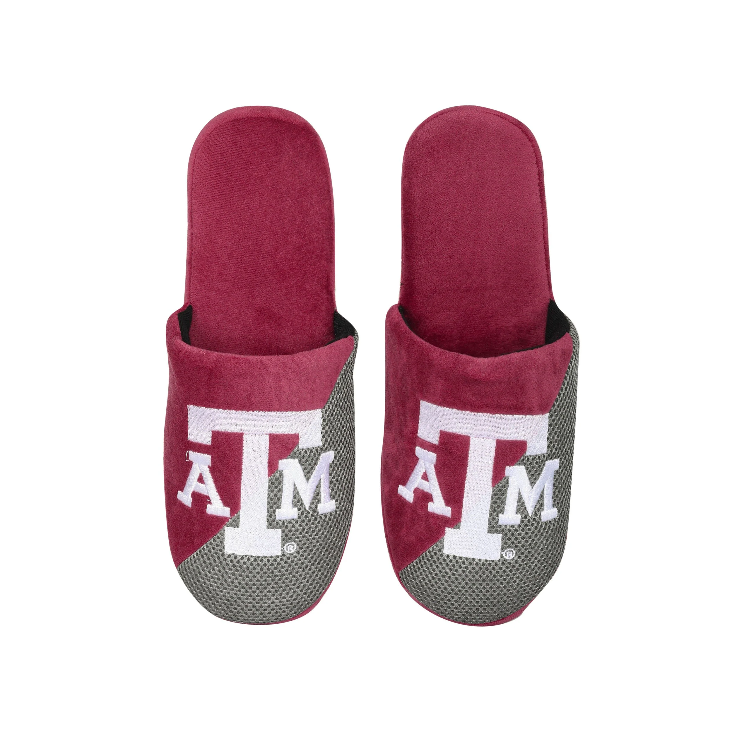 Texas A&M Aggies NCAA Mens Logo Staycation Slippers - Image 4