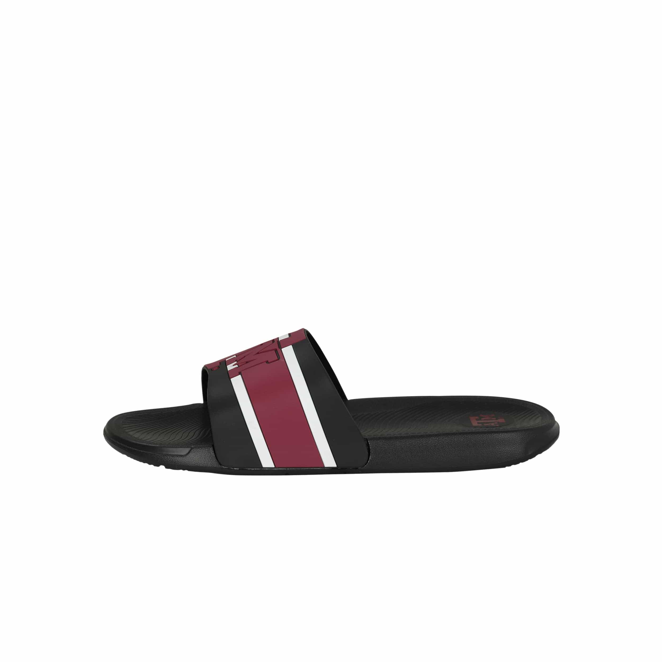 Texas A&M Aggies NCAA Mens Striped Big Logo Raised Slide - Image 4