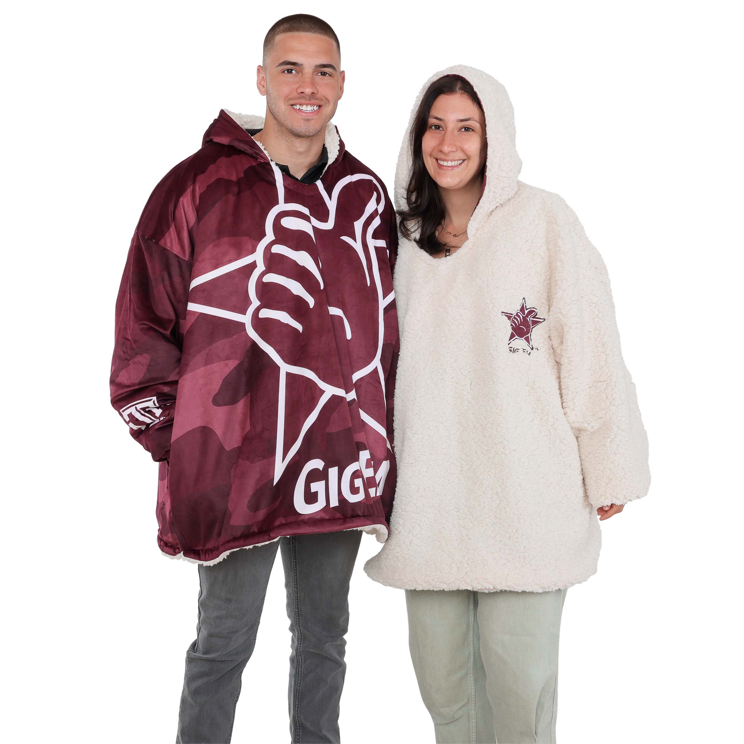 Texas A&M Aggies NCAA Reversible Team Color Camo Hoodeez