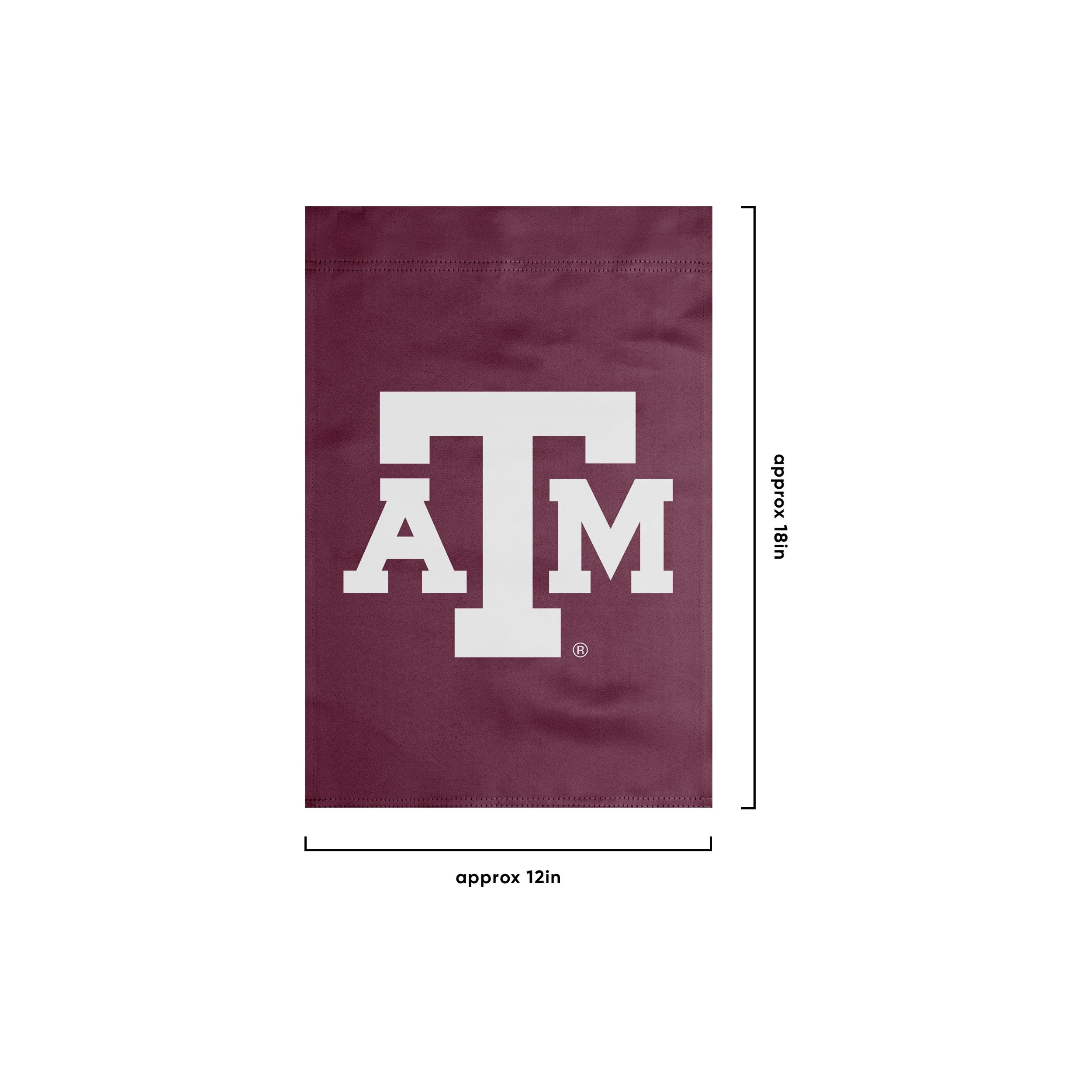 Texas A&M Aggies NCAA Solid Garden Flag - Image 3
