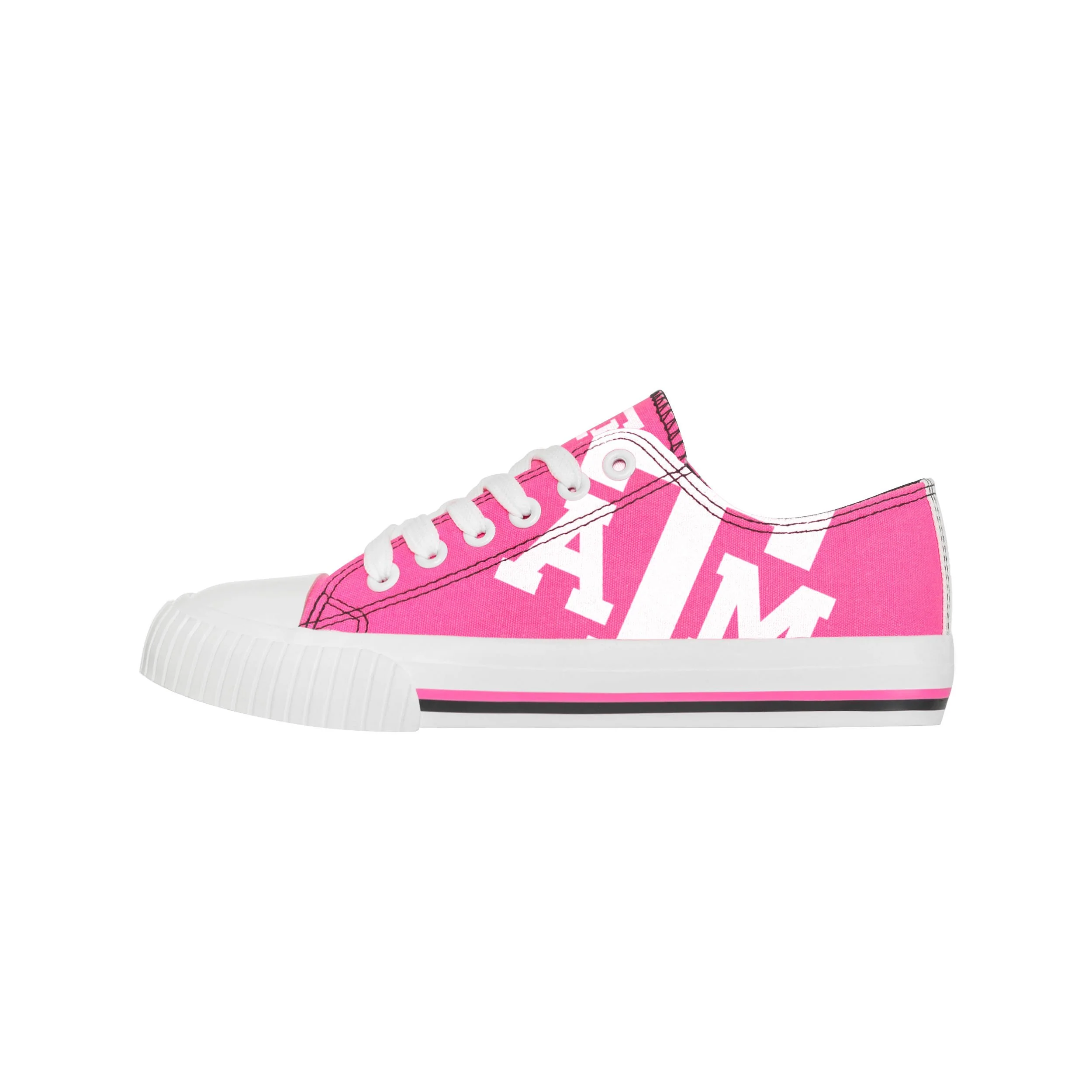 Texas A&M Aggies NCAA Womens Highlights Low Top Canvas Shoe - Image 2