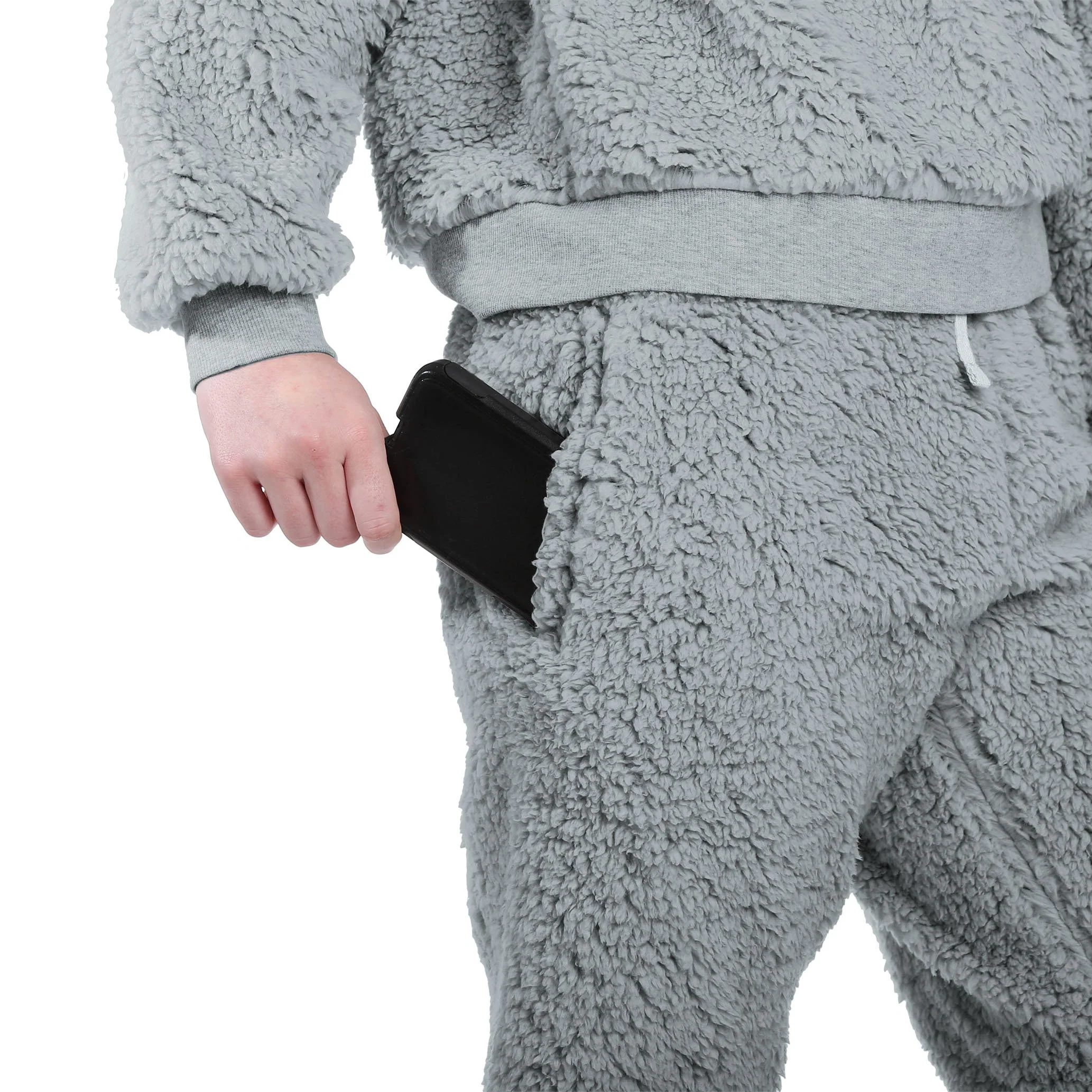 Texas A&M Aggies NCAA Womens Sherpa Lounge Set - Image 6