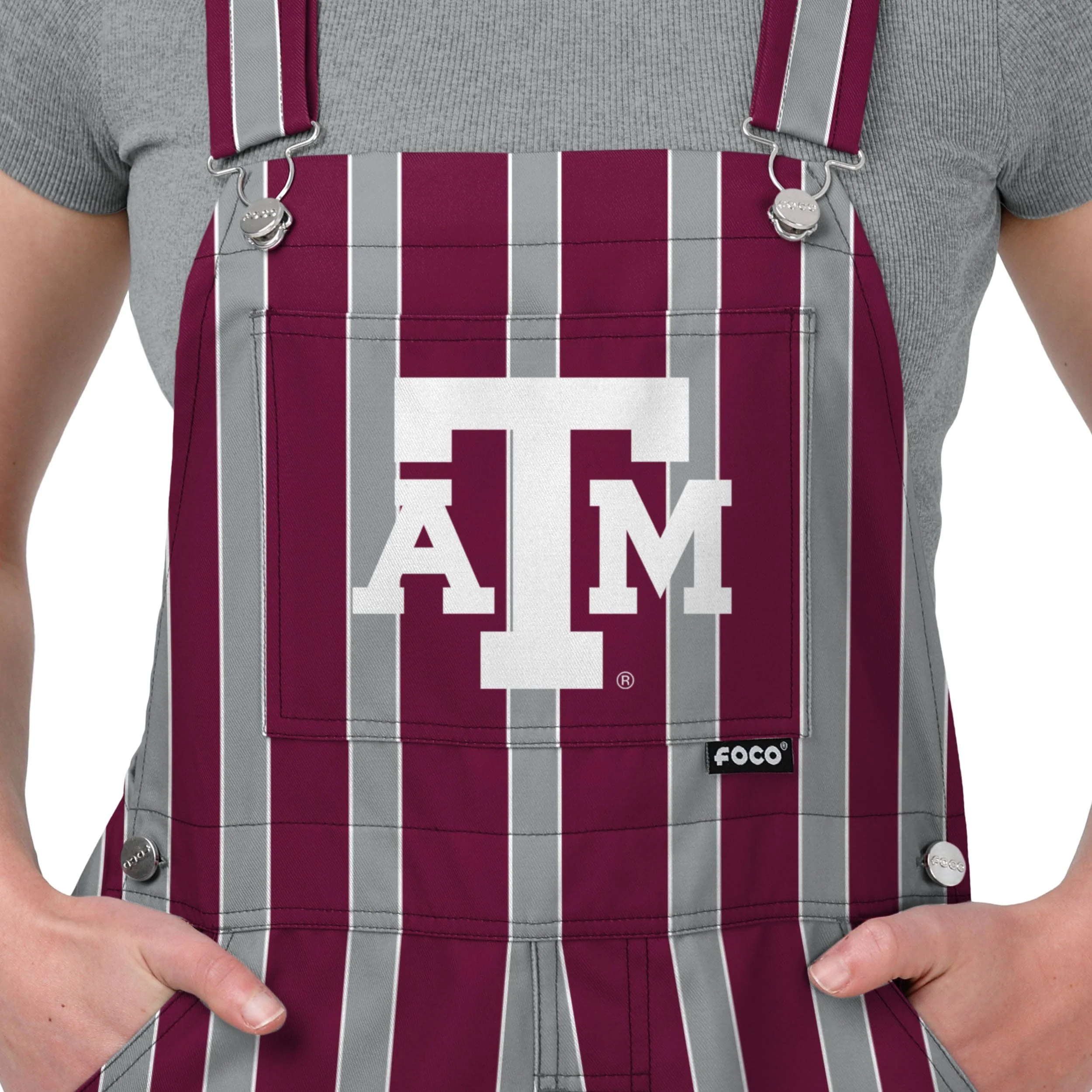Texas A&M Aggies NCAA Womens Sideline Spirit Bib Overalls - Image 4