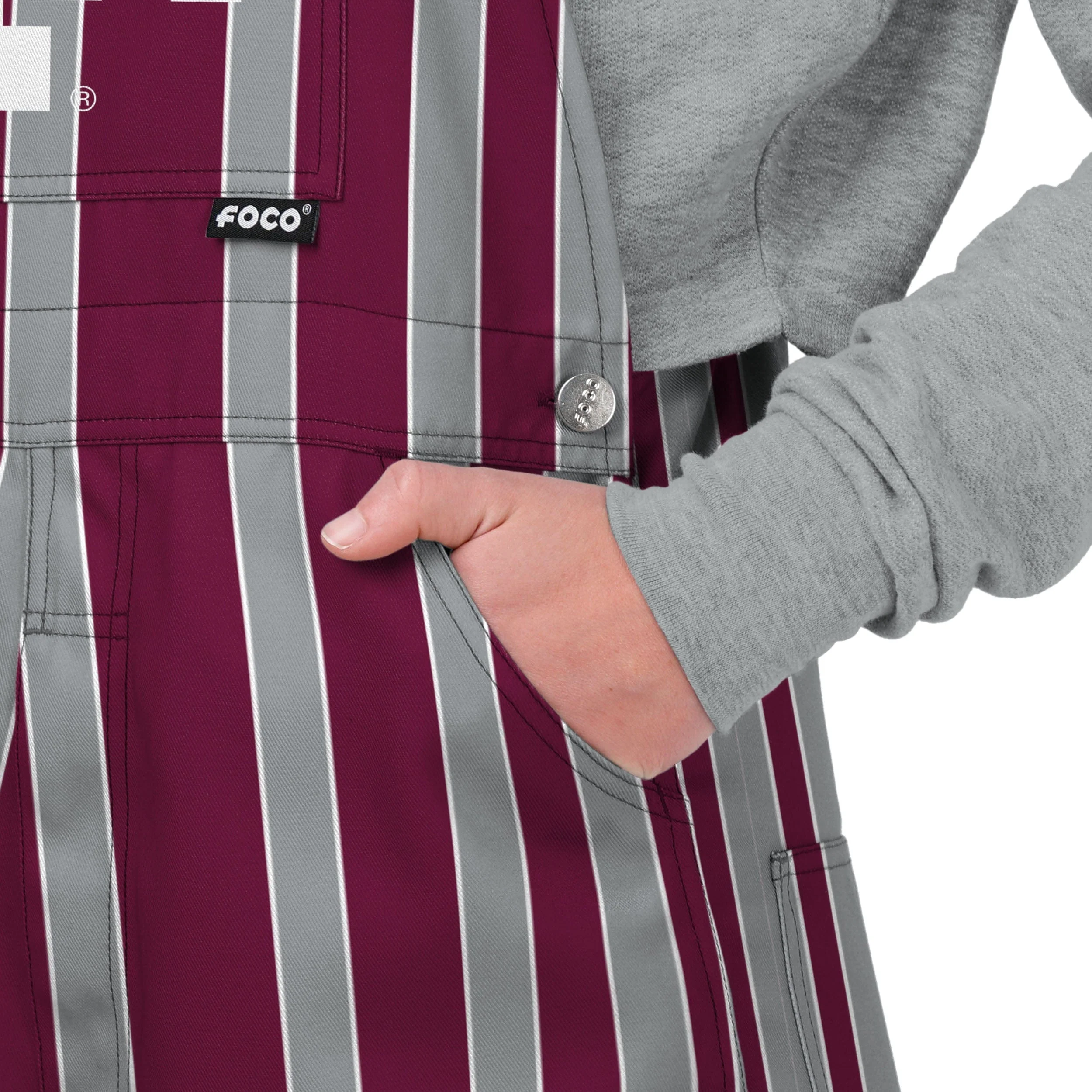 Texas A&M Aggies NCAA Womens Sideline Spirit Bib Overalls - Image 5