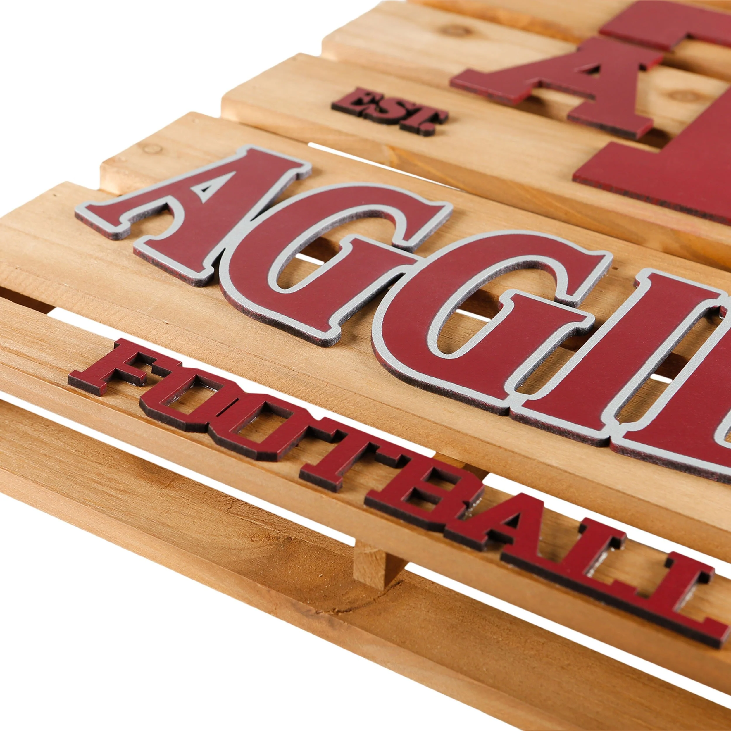 Texas A&M Aggies NCAA Wood Pallet Sign - Image 4