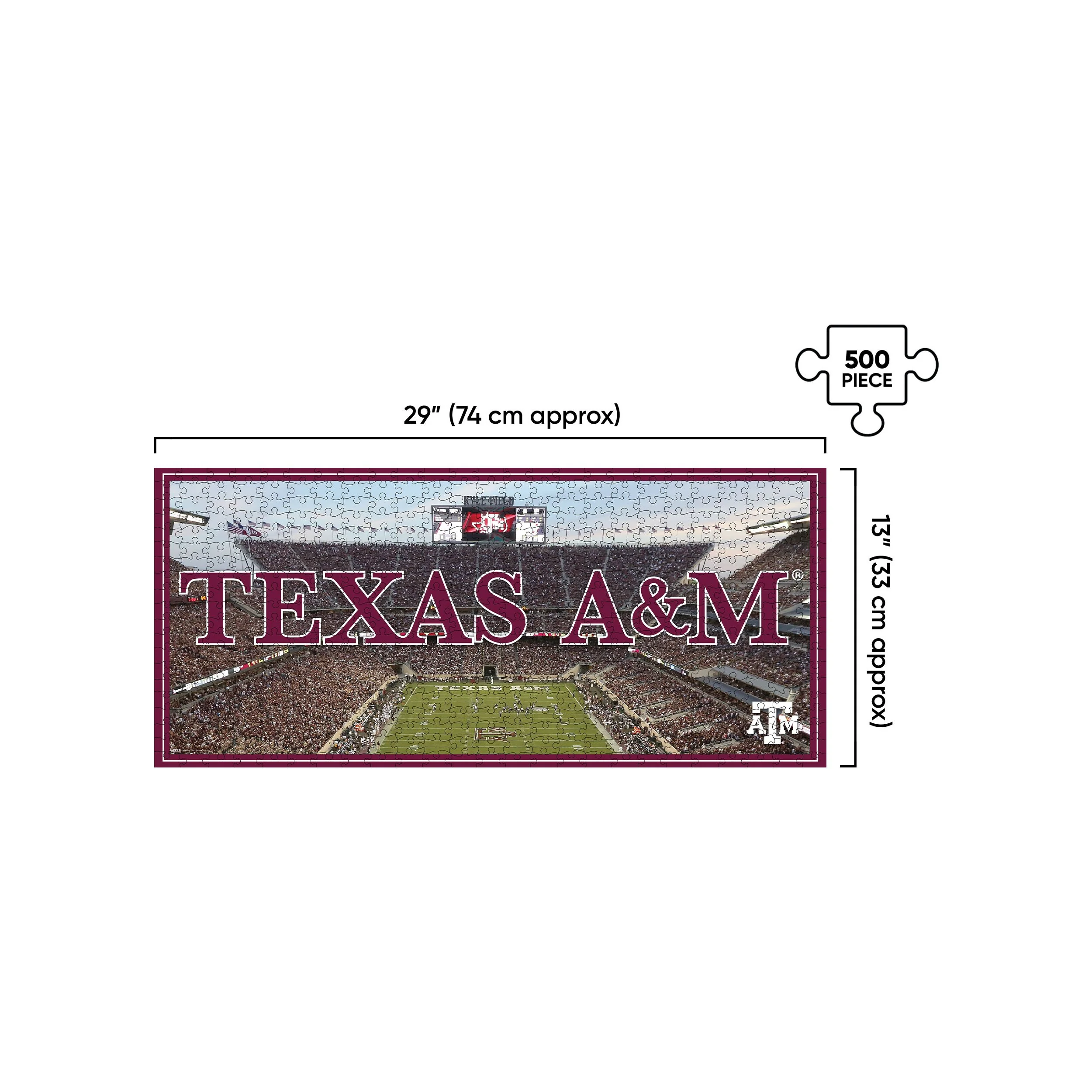 Texas A&M Aggies NCAA 500 Piece Stadiumscape Jigsaw Puzzle PZLZ - Kyle Field - Image 2
