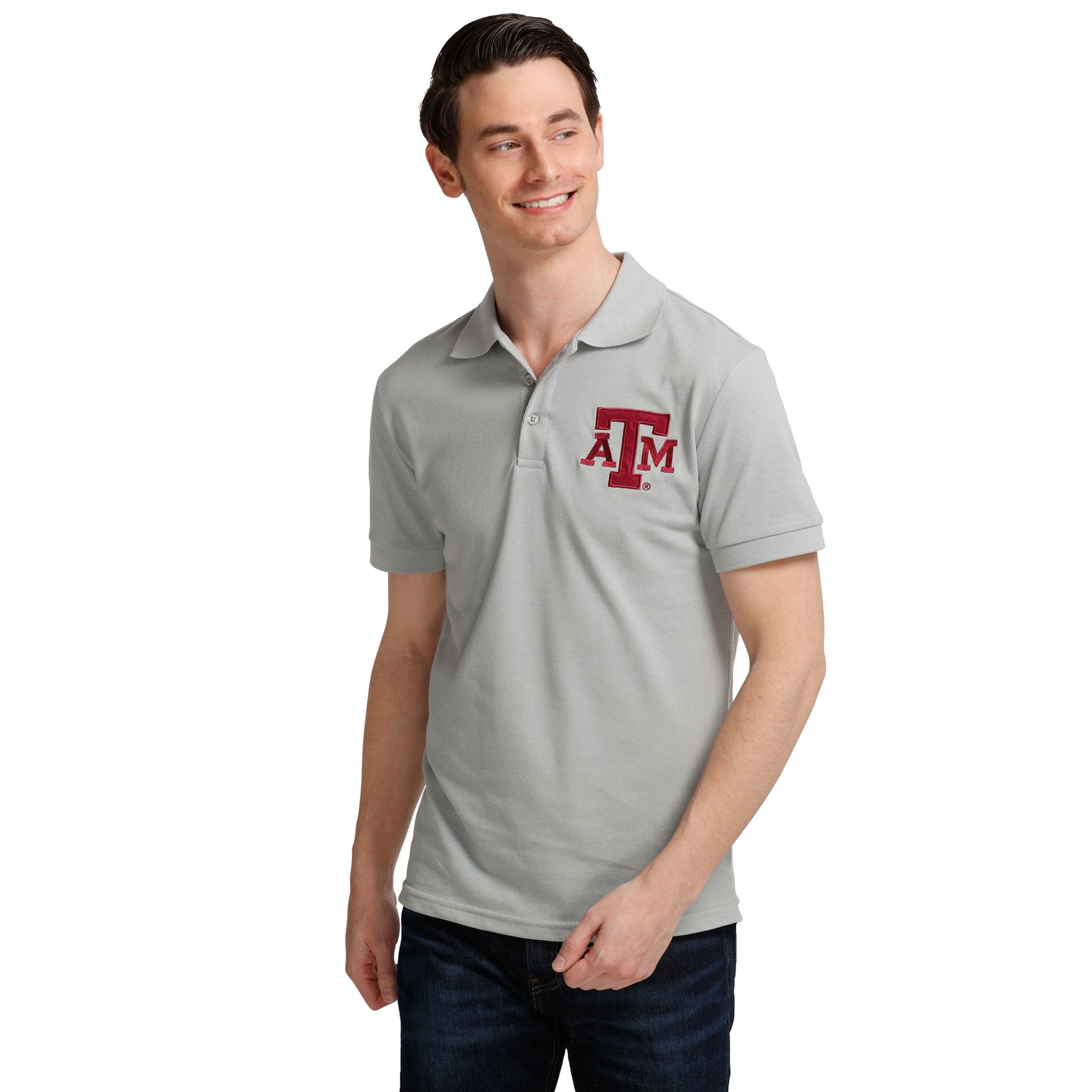 Texas A&M Aggies NCAA Mens Casual Color Polo - Image 3