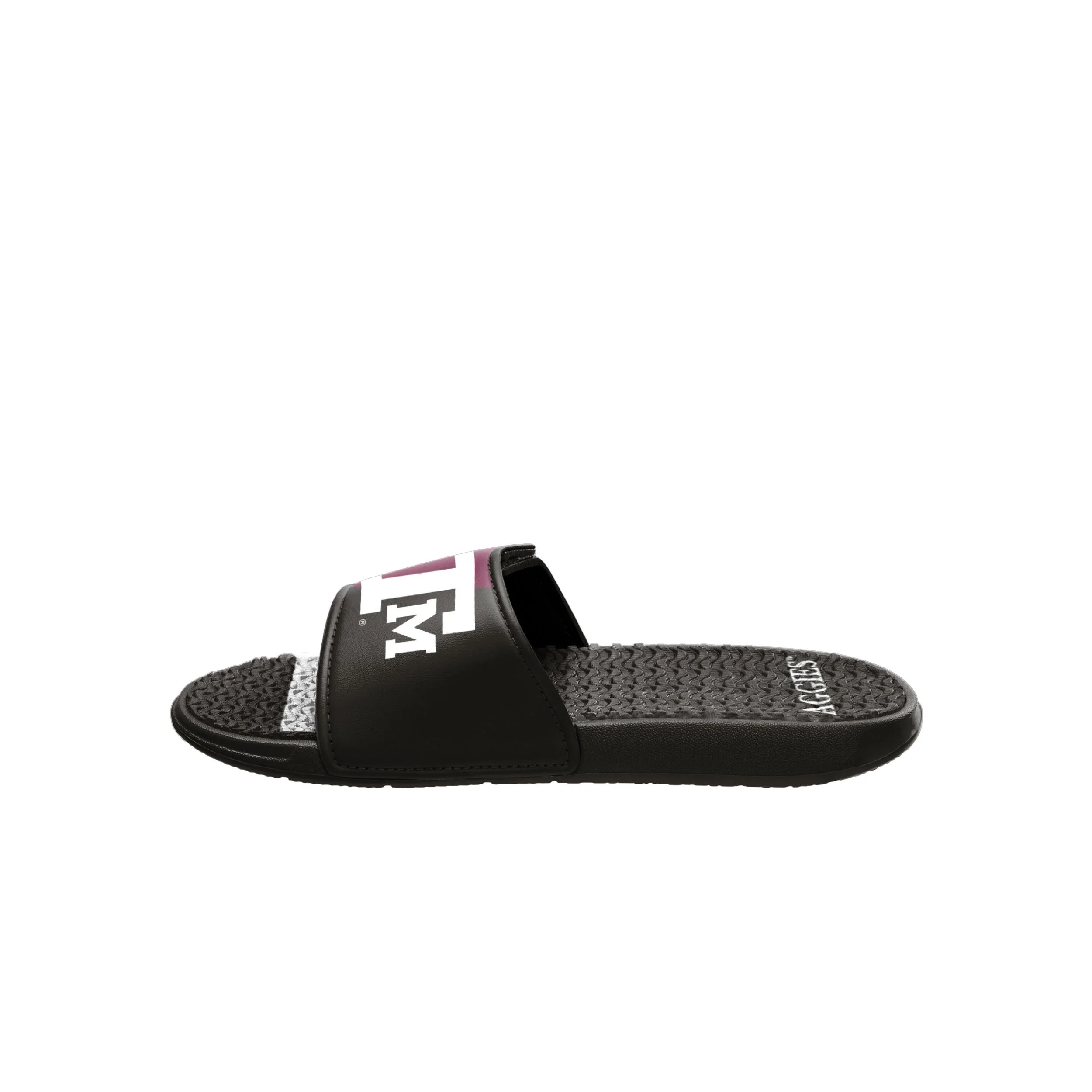 Texas A&M Aggies NCAA Mens Colorblock Big Logo Gel Slide - Image 4