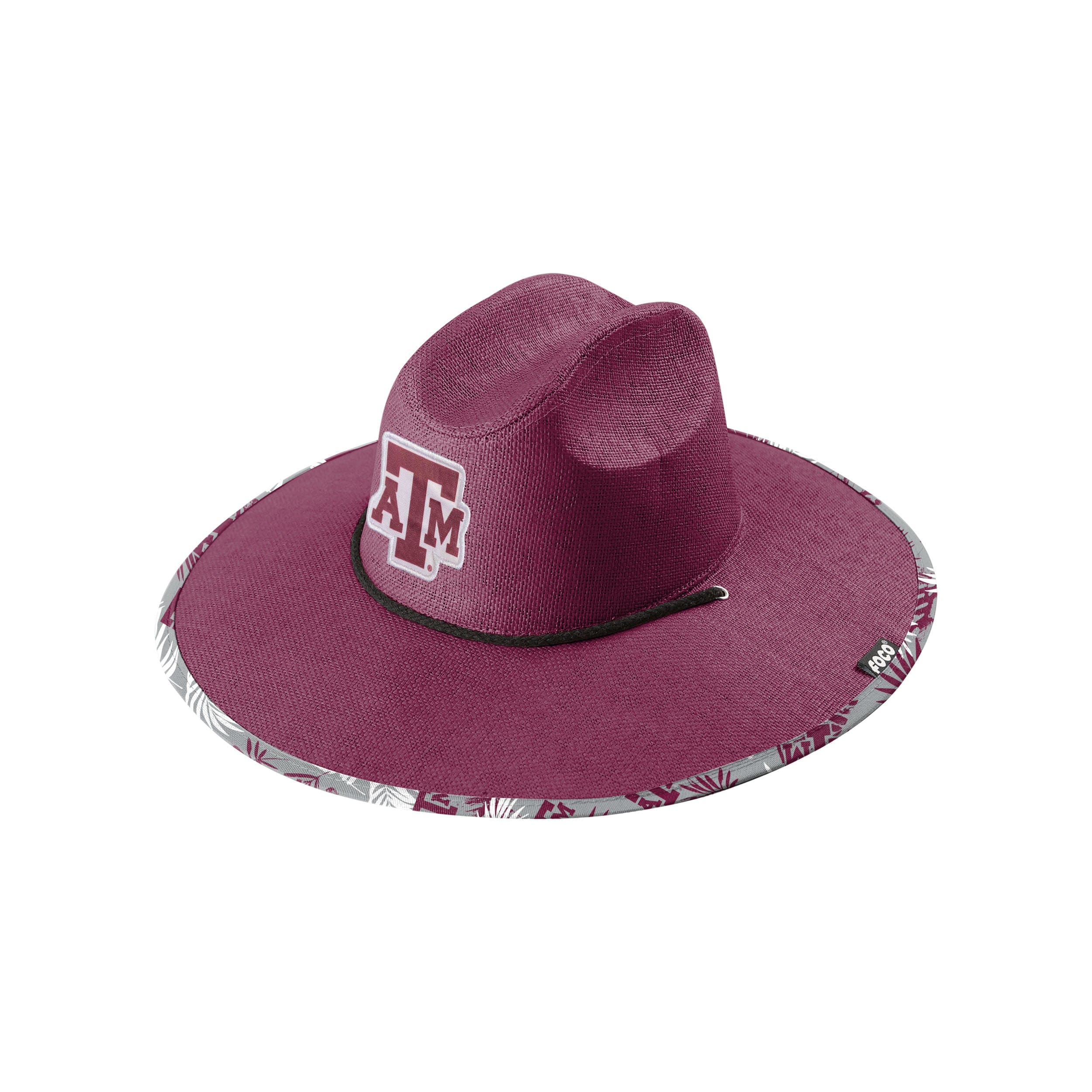 Texas A&M Aggies NCAA Team Color Straw Hat - Image 3