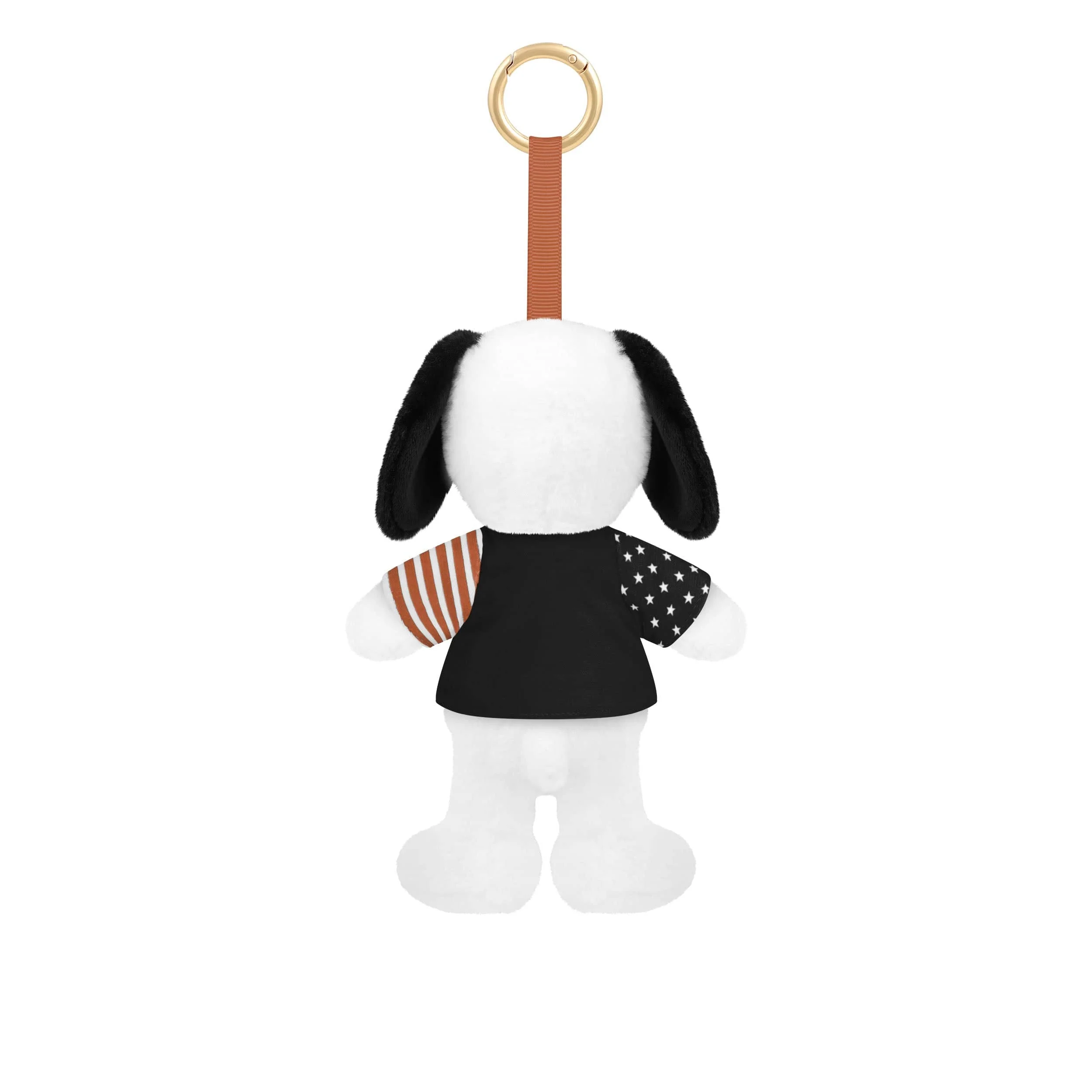 Texas Longhorns NCAA Americana Plush Snoopy Peanuts Bag Charm Keychain - Image 2