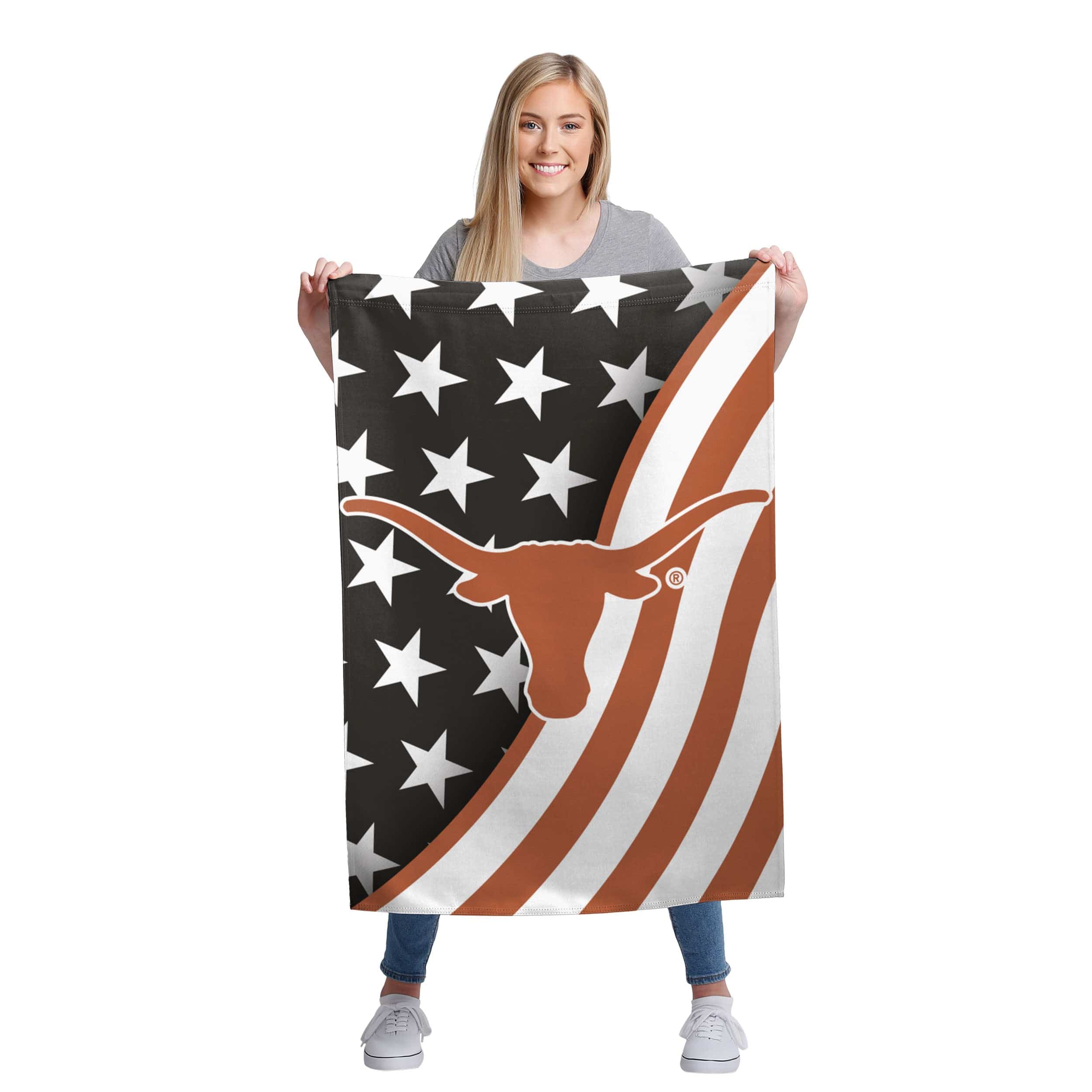 Texas Longhorns NCAA Americana Vertical Flag - Image 2