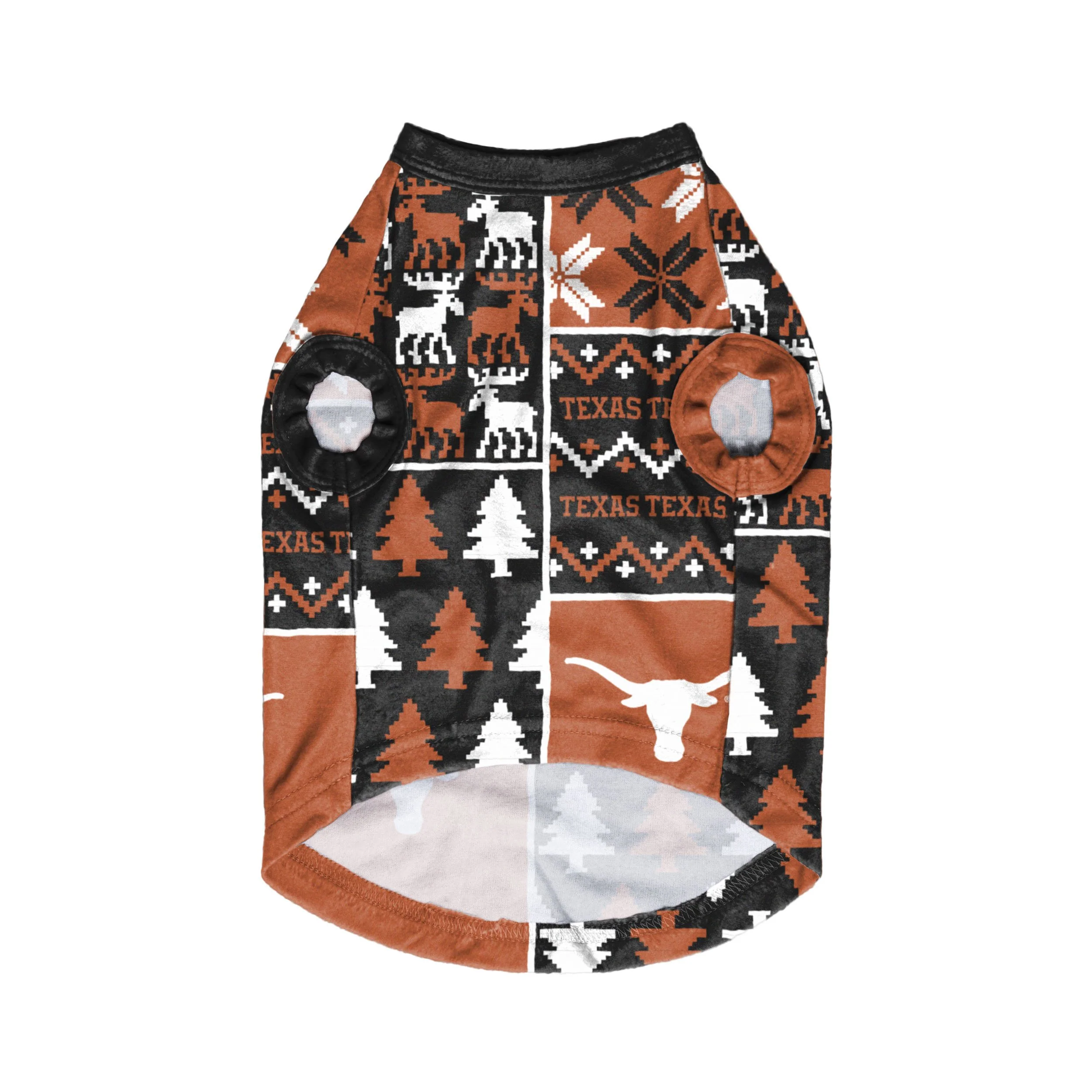 Texas Longhorns NCAA Busy Block Dog Sweater - Image 3