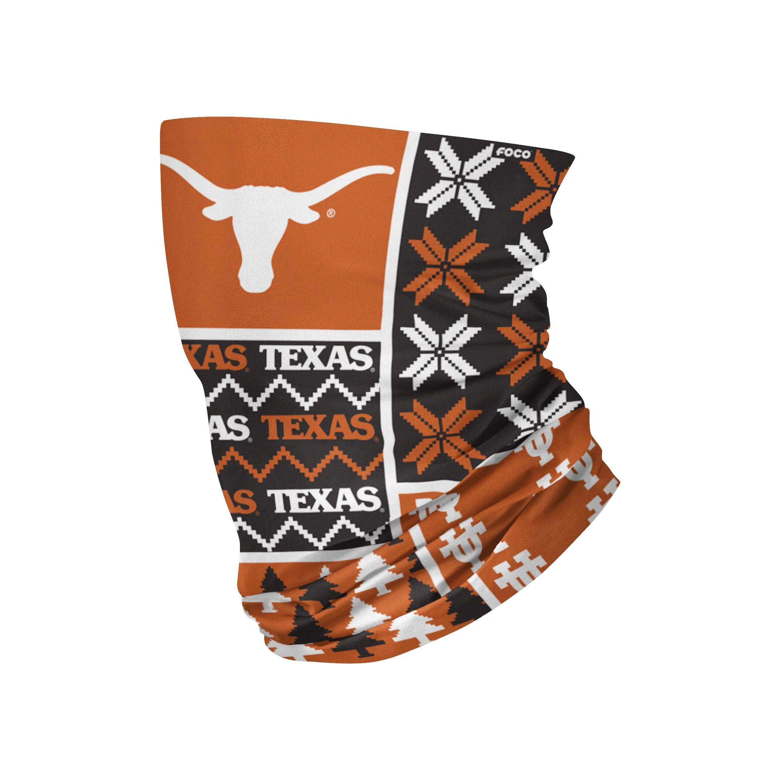 Texas Longhorns NCAA Busy Block Gaiter Scarf