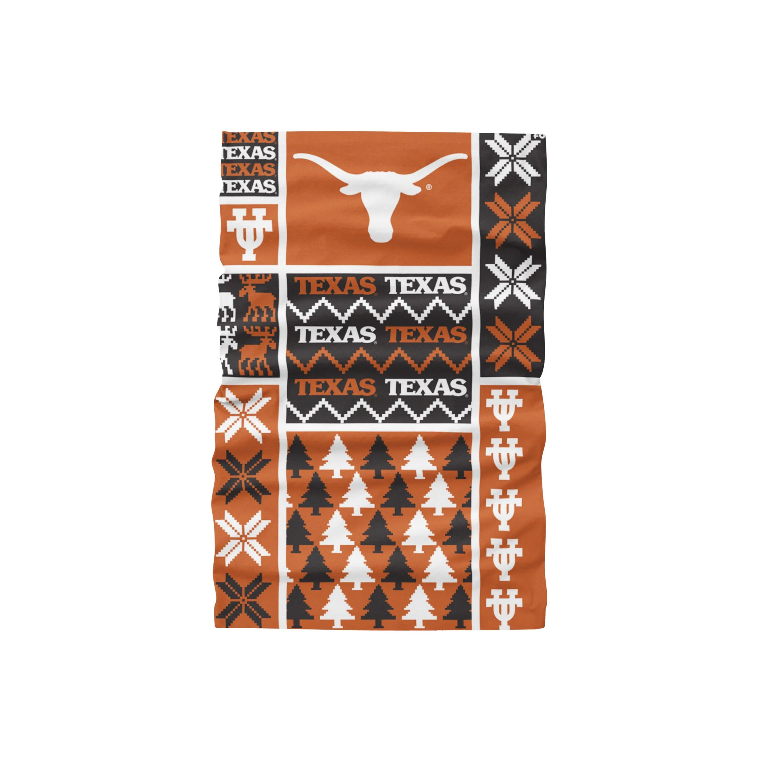 Texas Longhorns NCAA Busy Block Gaiter Scarf - Image 2