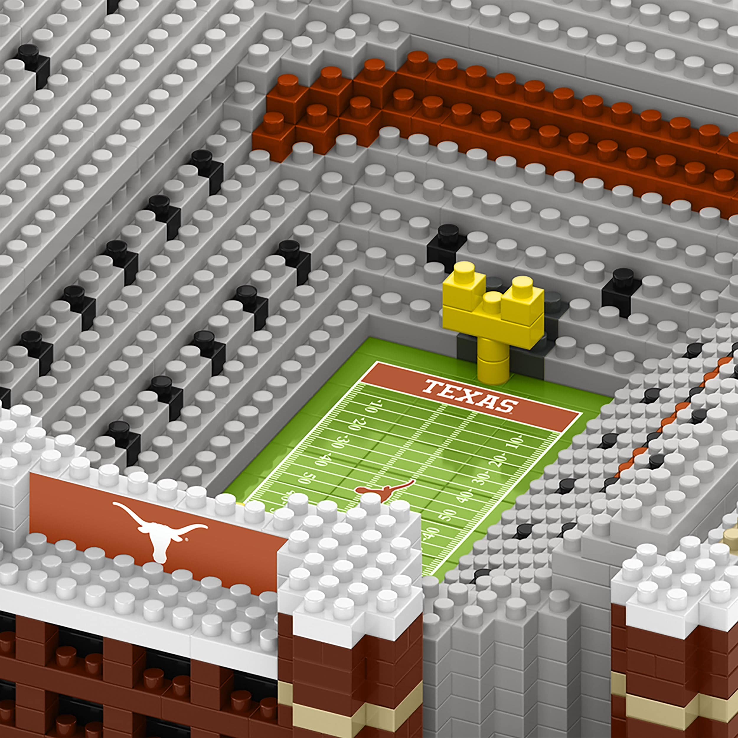 Texas Longhorns NCAA Darrell K Royal Texas Memorial Stadium Mini BRXLZ Stadium - Image 4