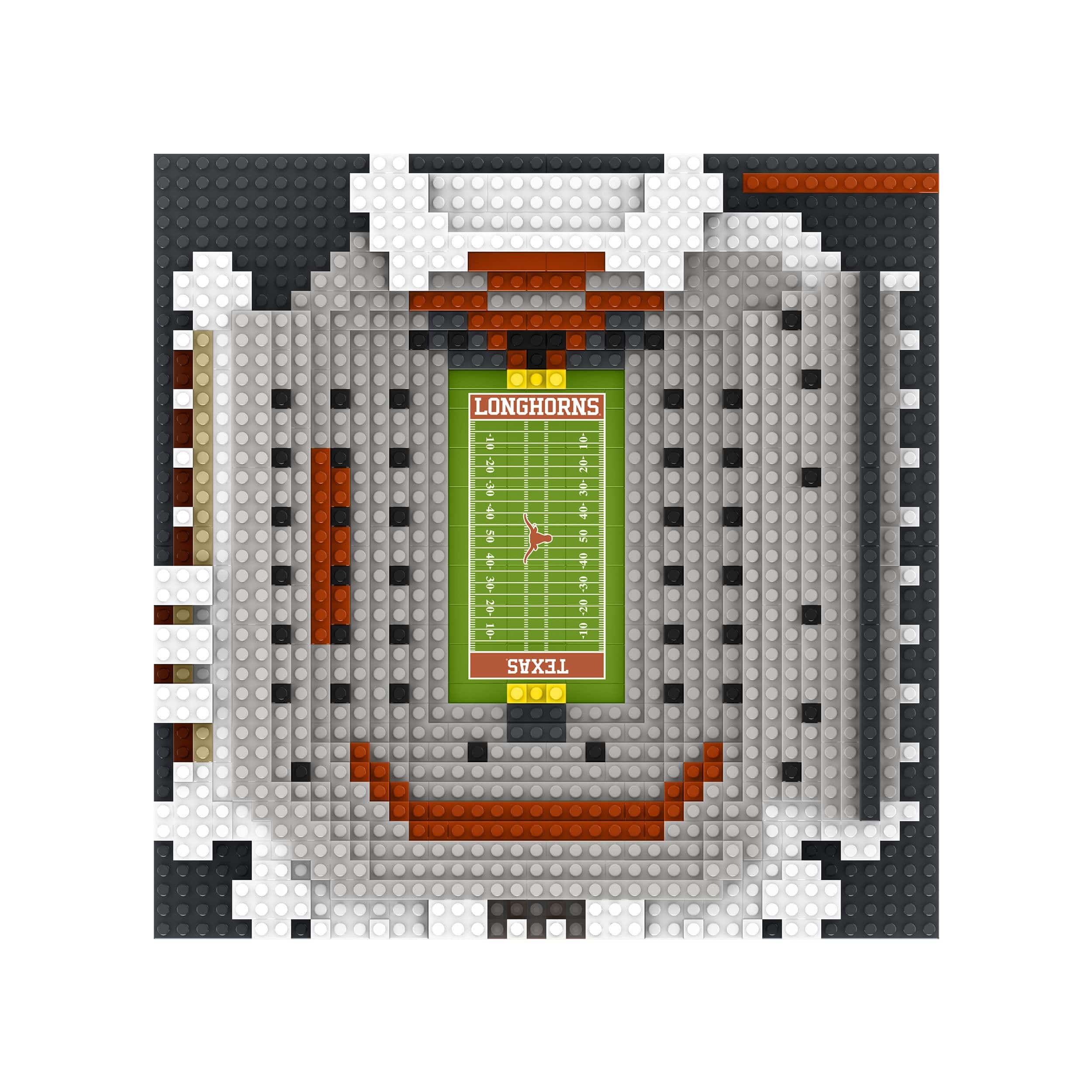 Texas Longhorns NCAA Darrell K Royal Texas Memorial Stadium Mini BRXLZ Stadium - Image 5
