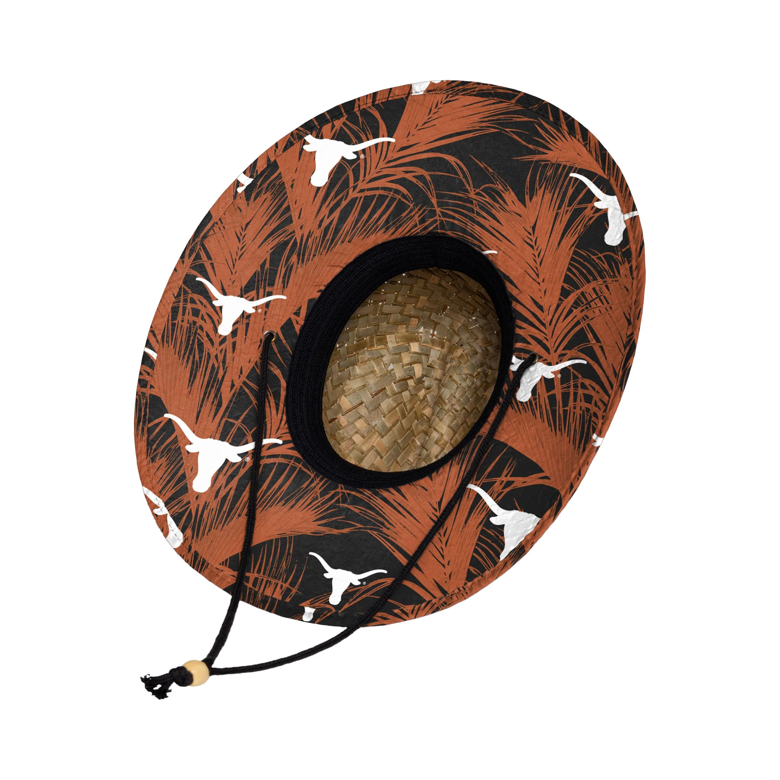 Texas Longhorns NCAA Floral Straw Hat - Image 2