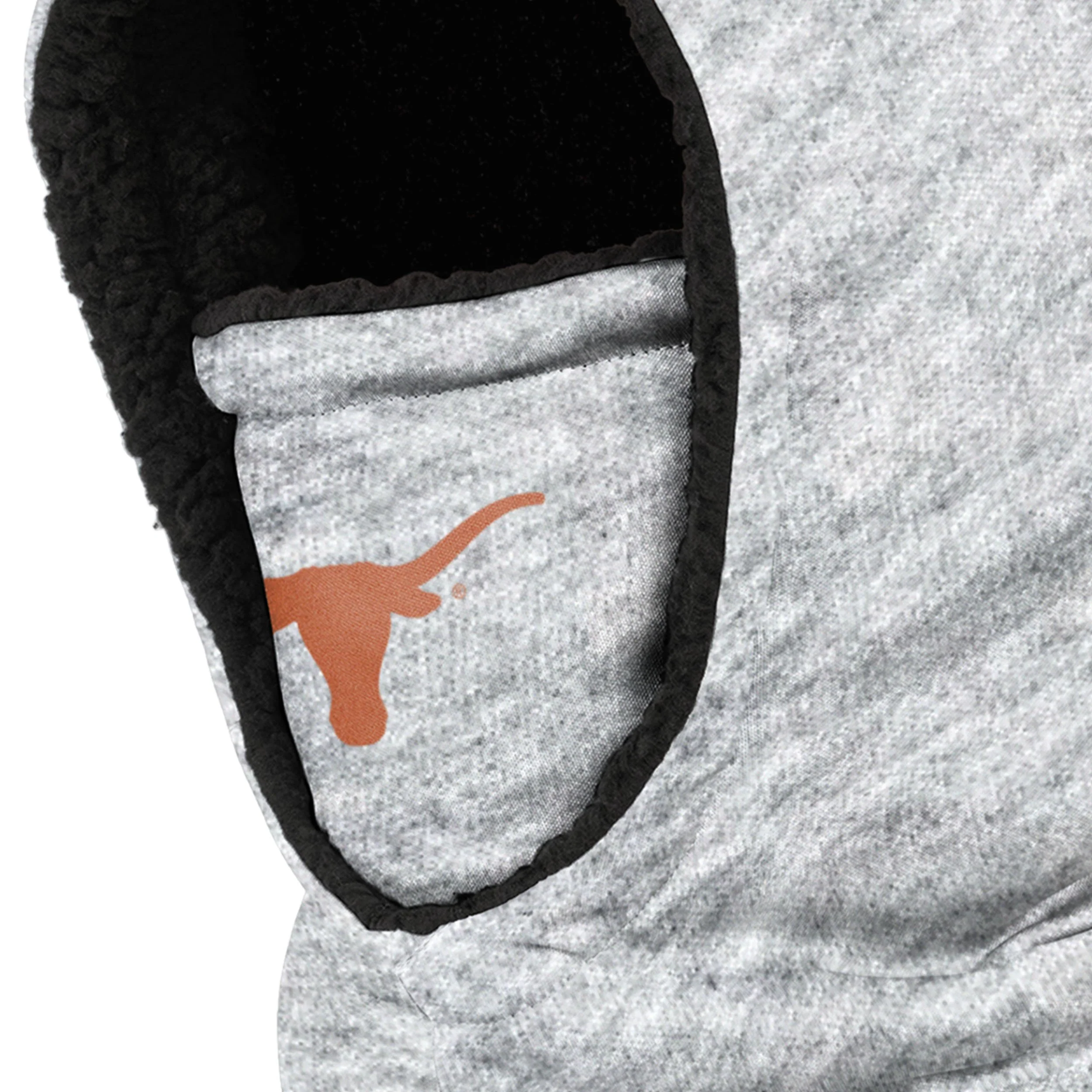 Texas Longhorns NCAA Heather Grey Big Logo Hooded Gaiter - Image 3