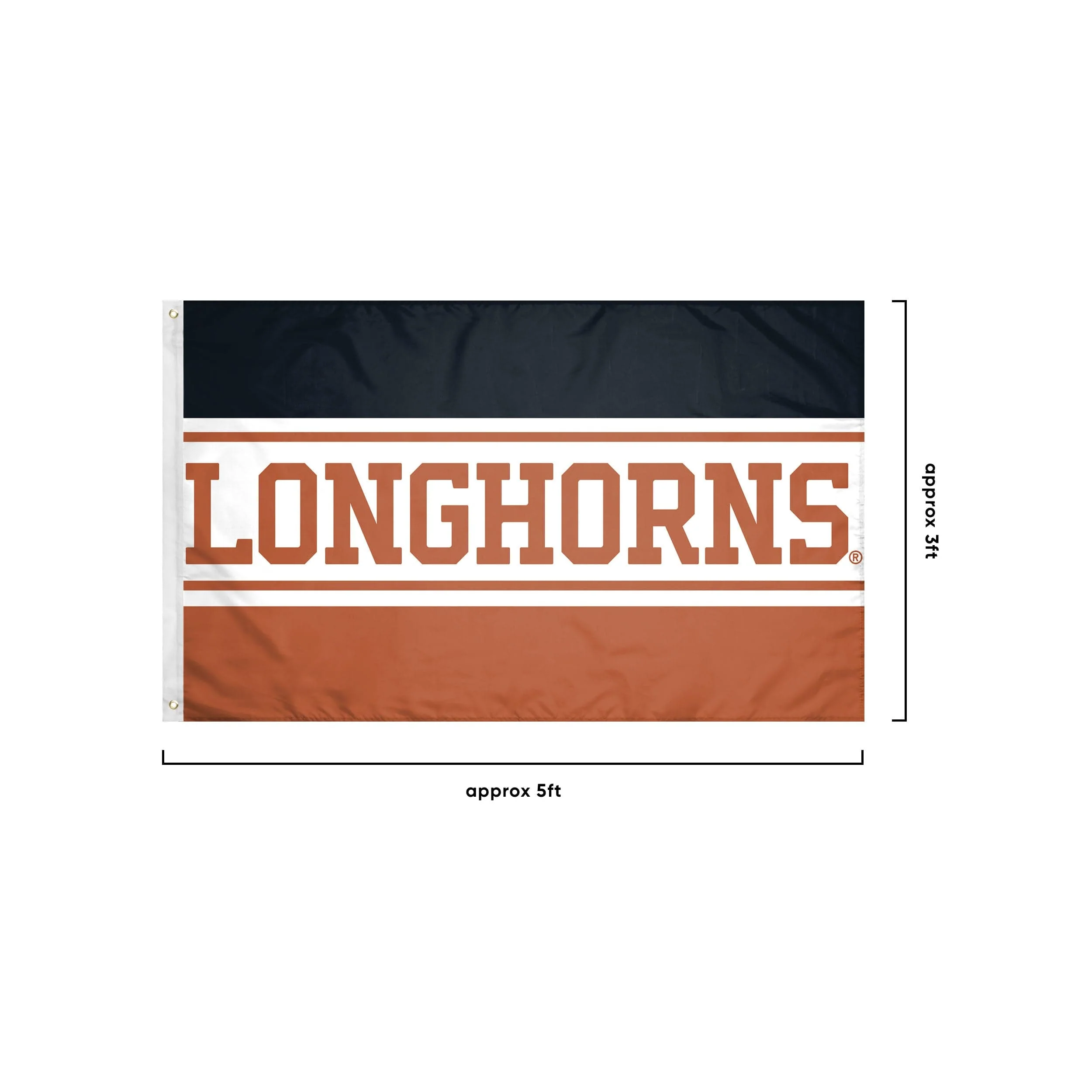 Texas Longhorns NCAA Horizontal Flag - Image 4