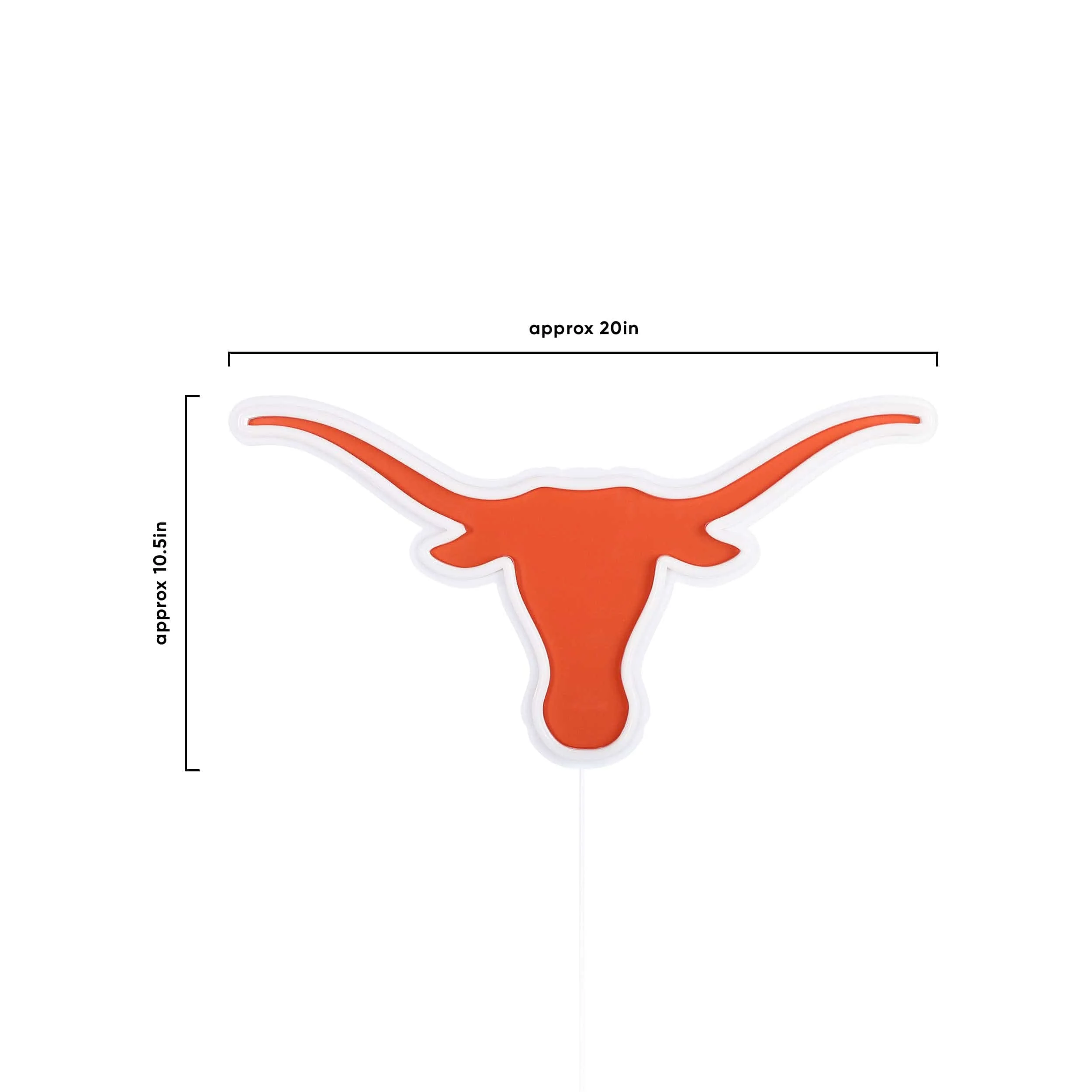 Texas Longhorns NCAA LED Neon Light Up Team Logo Sign - Image 5