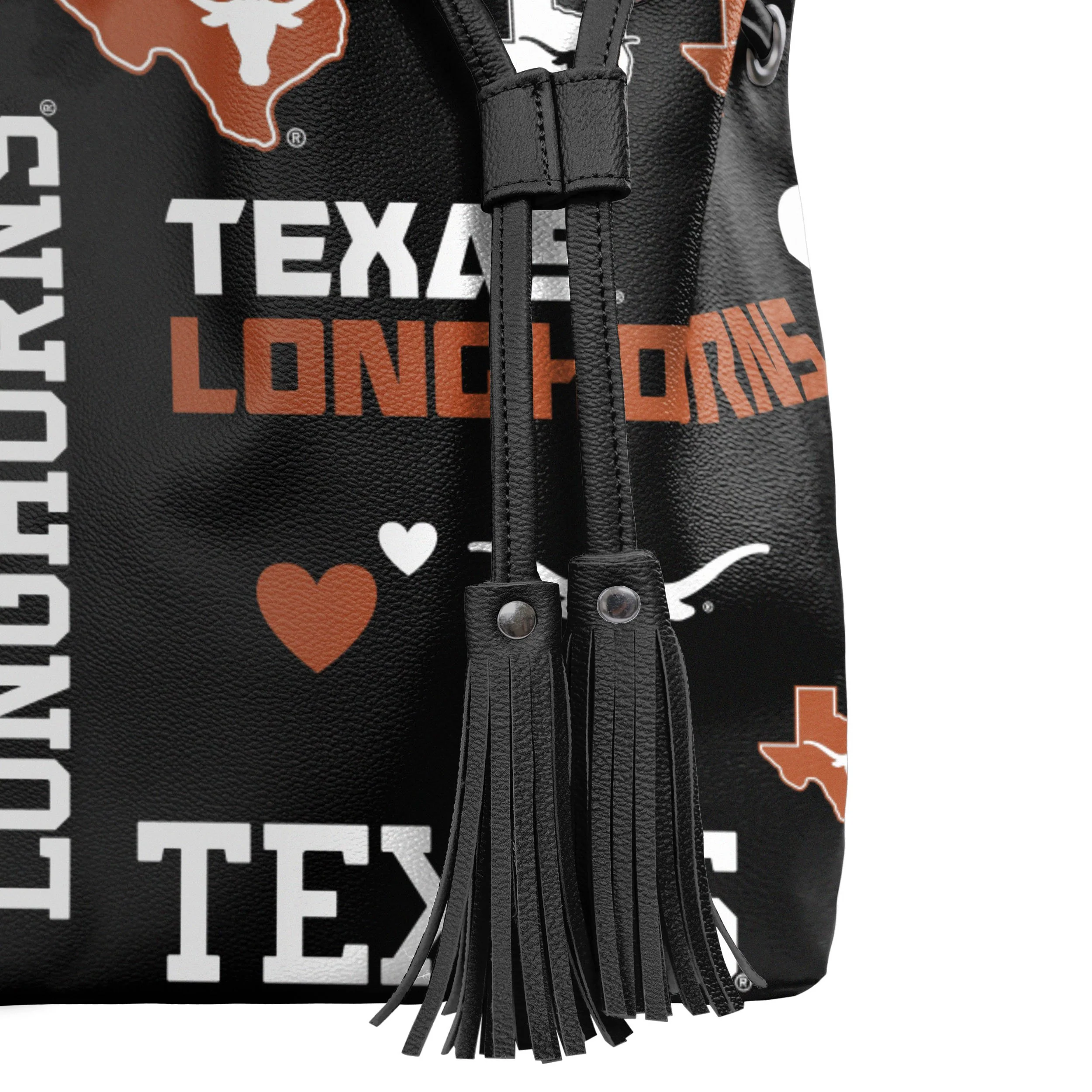 Texas Longhorns NCAA Logo Love Cinch Purse - Image 4