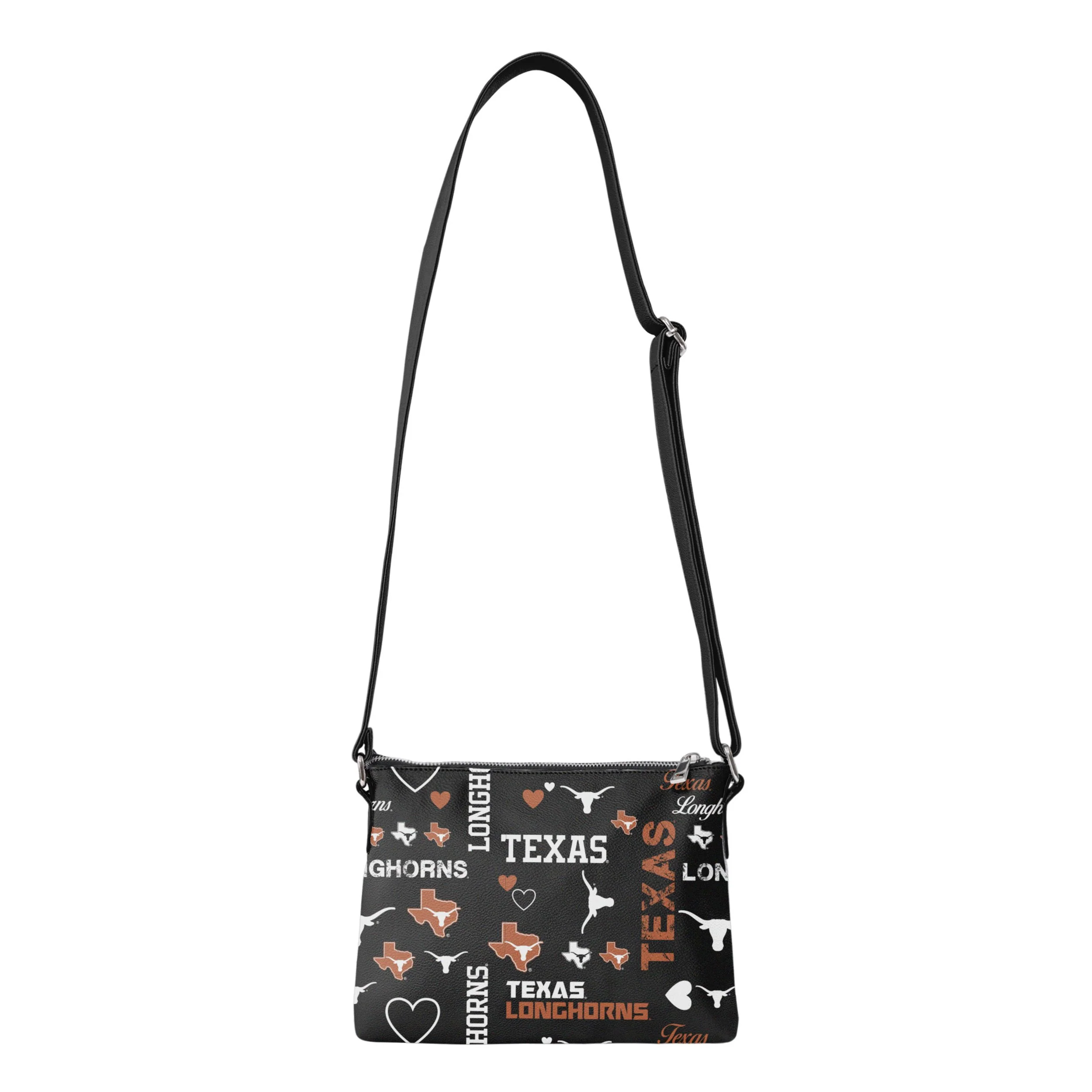 Texas Longhorns NCAA Logo Love Crossbody Purse - Image 5