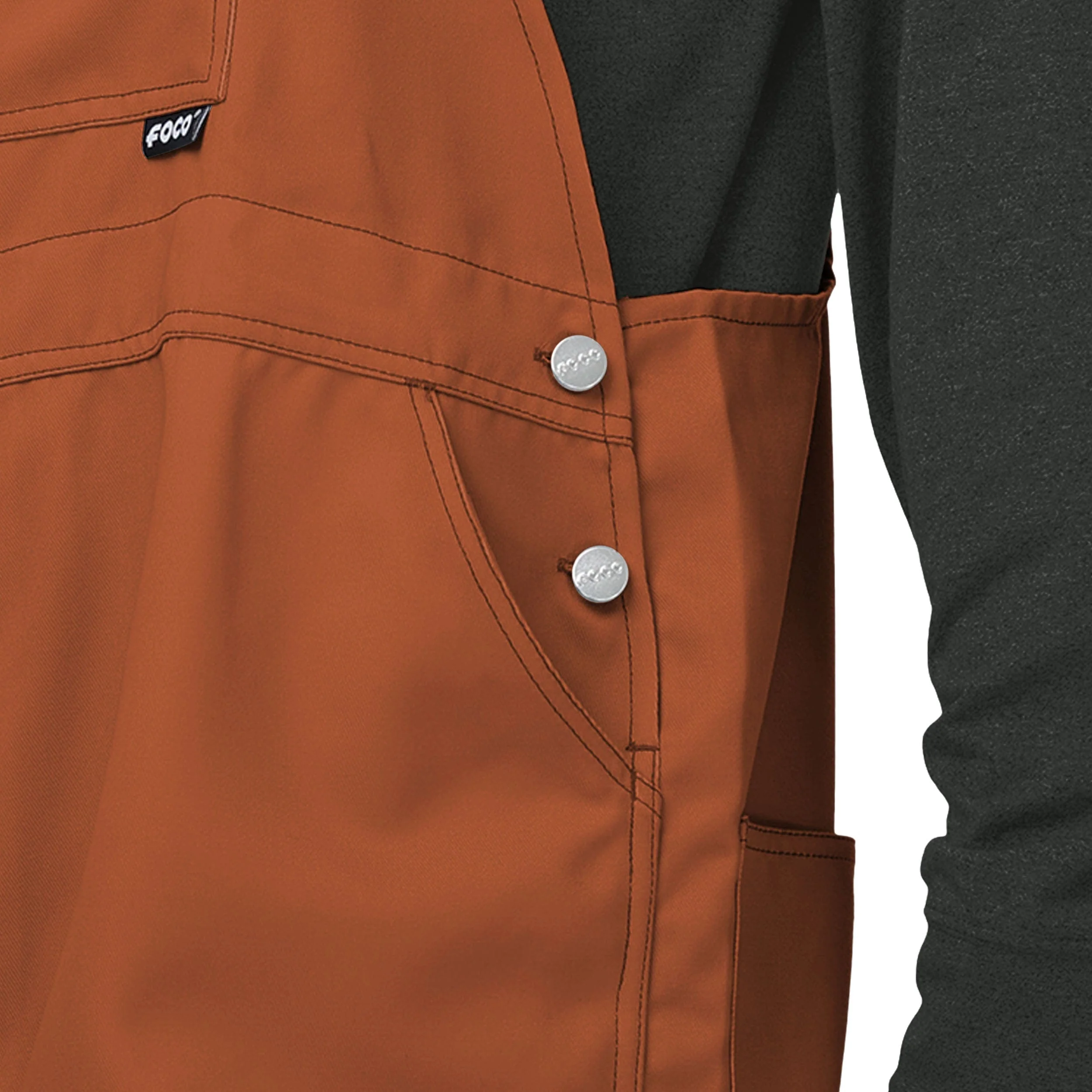 Texas Longhorns NCAA Mens Big Logo Bib Overalls - Image 5