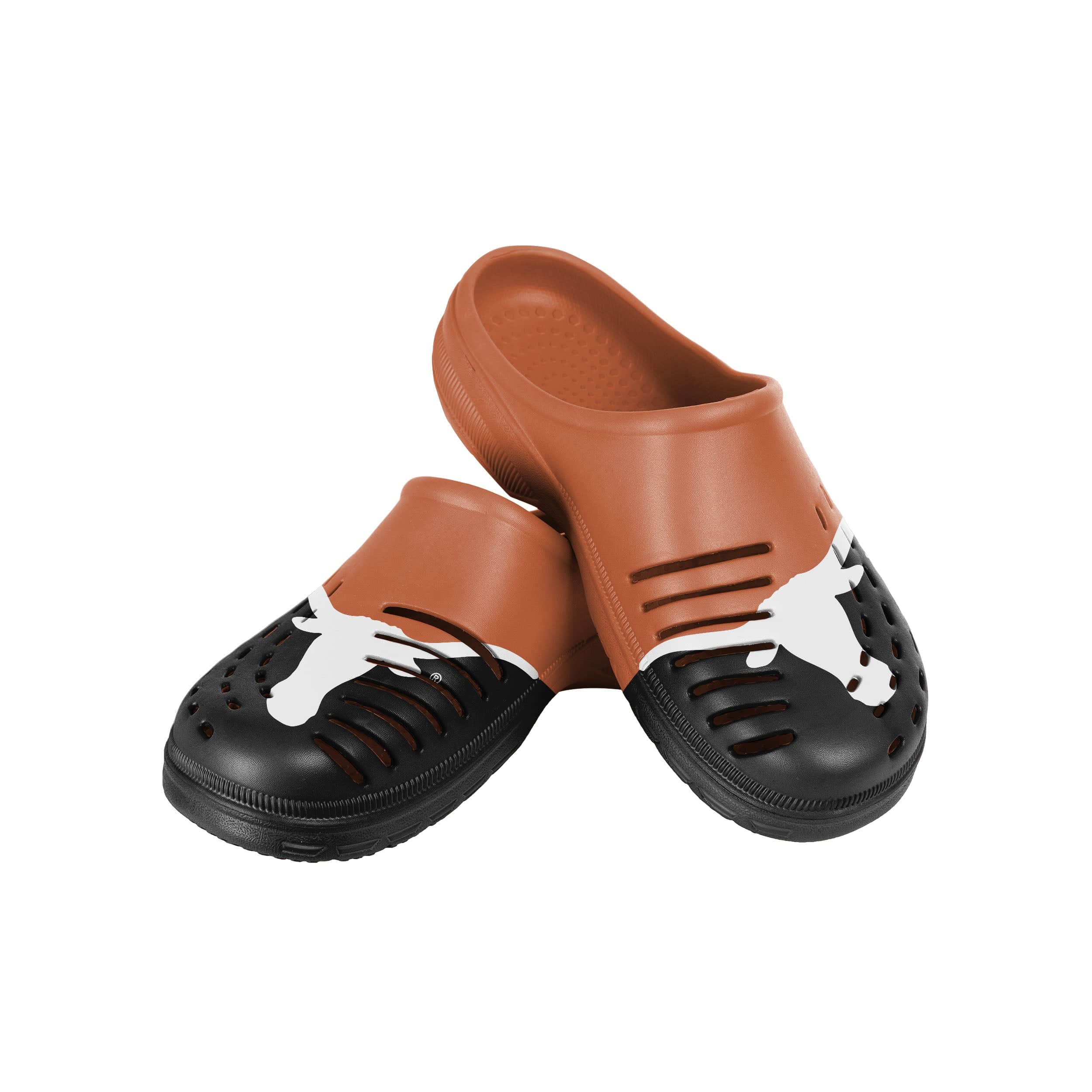 Texas Longhorns NCAA Mens Colorblock Big Logo Clog