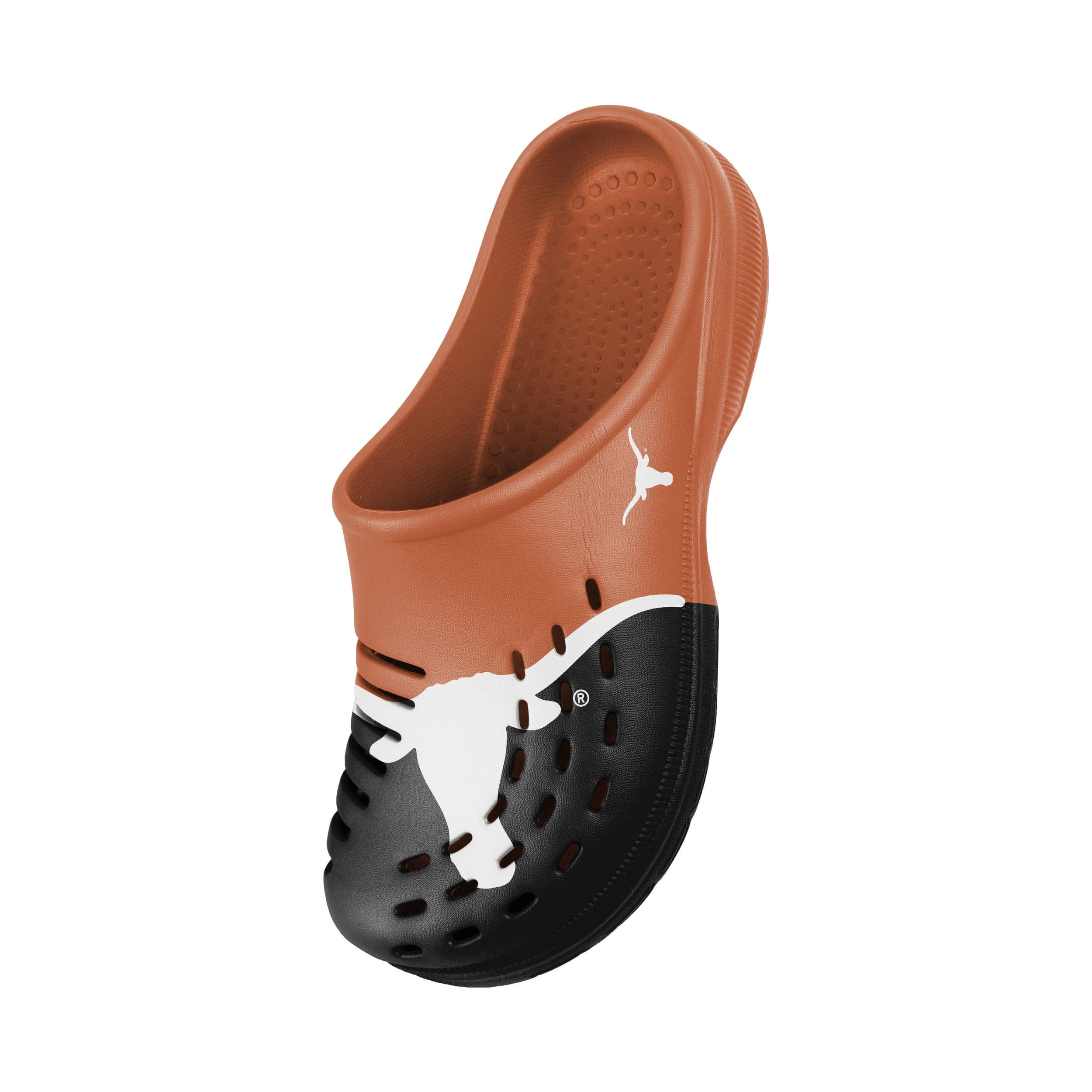 Texas Longhorns NCAA Mens Colorblock Big Logo Clog - Image 3