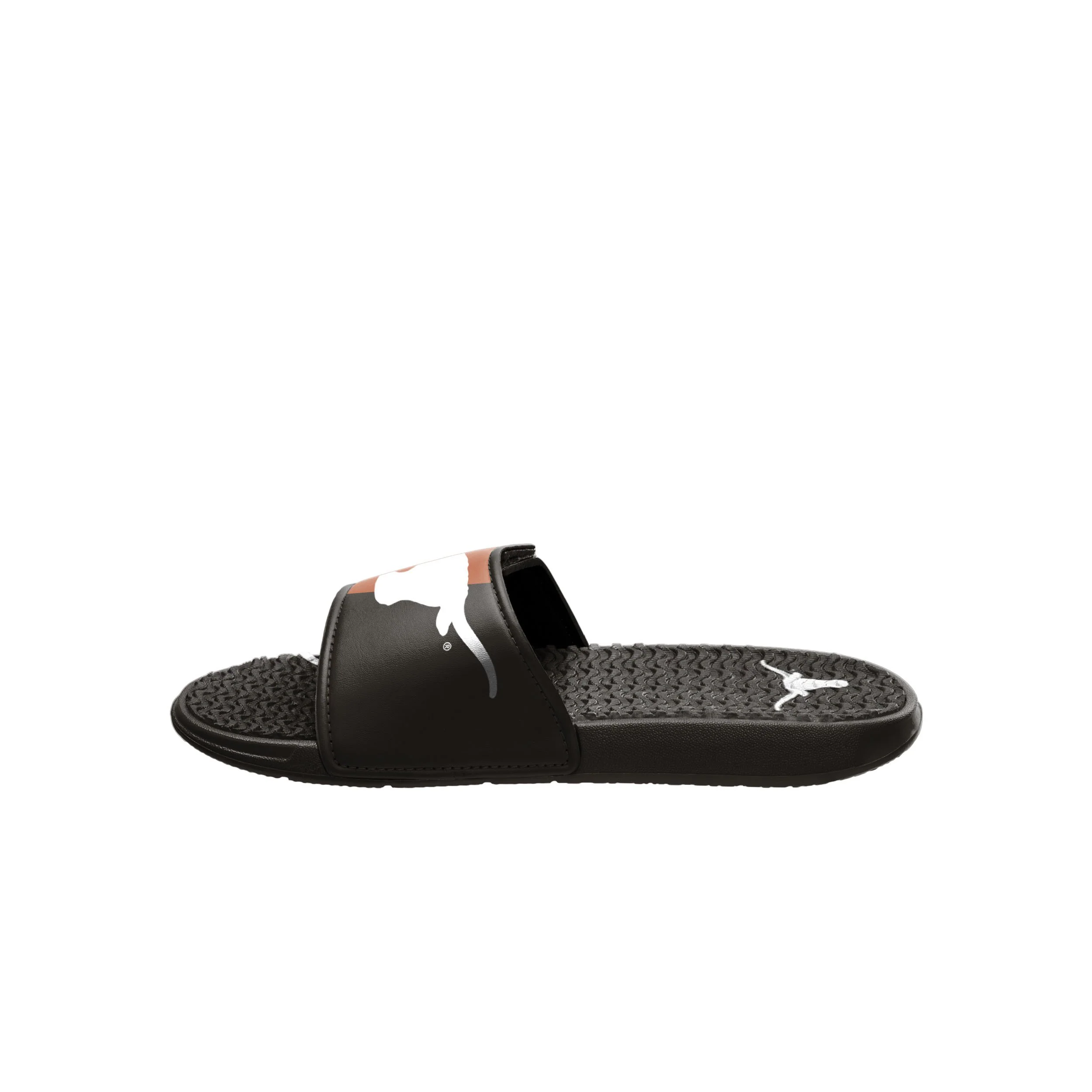 Texas Longhorns NCAA Mens Colorblock Big Logo Gel Slide - Image 4