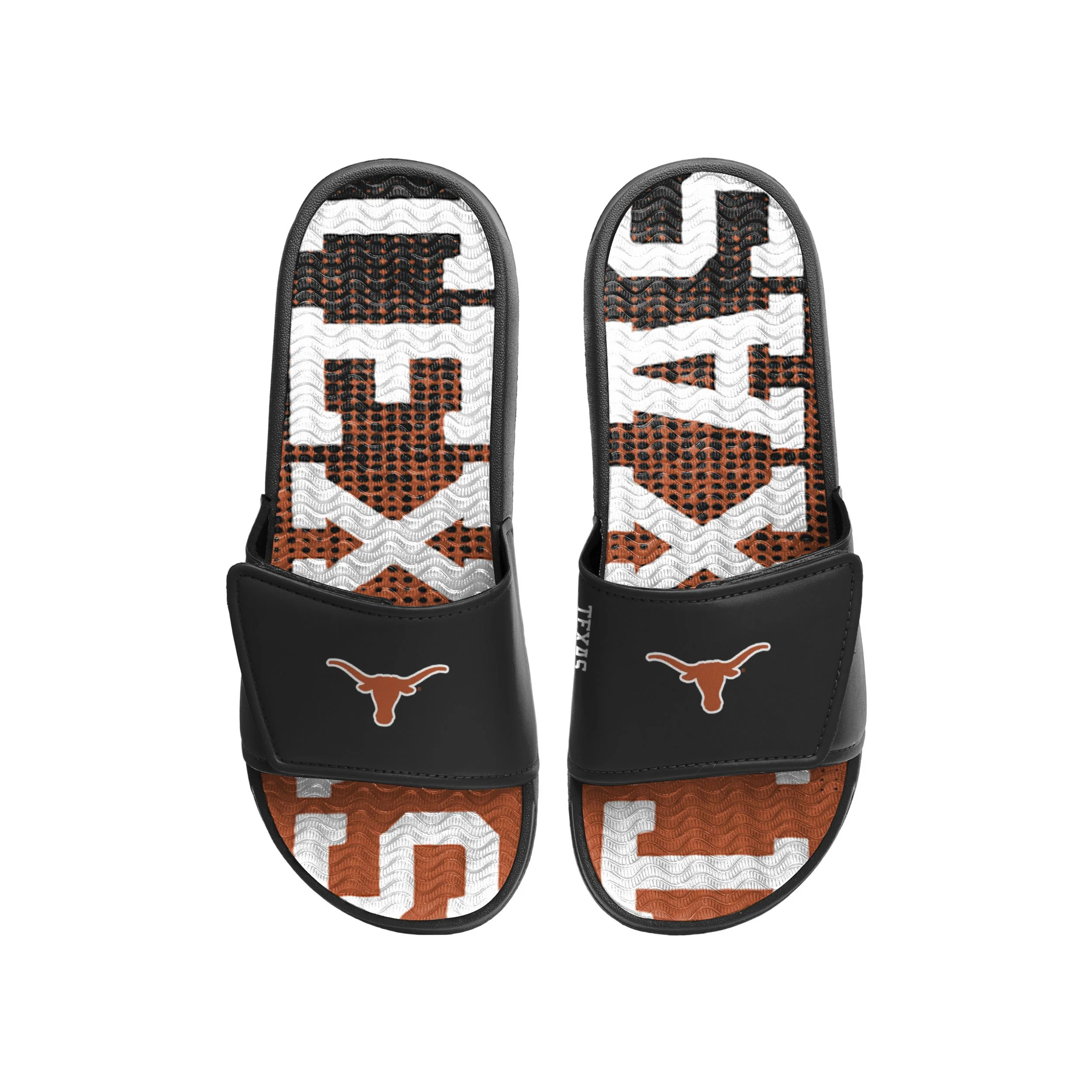 Texas Longhorns NCAA Mens Gradient Wordmark Gel Slide - Image 2