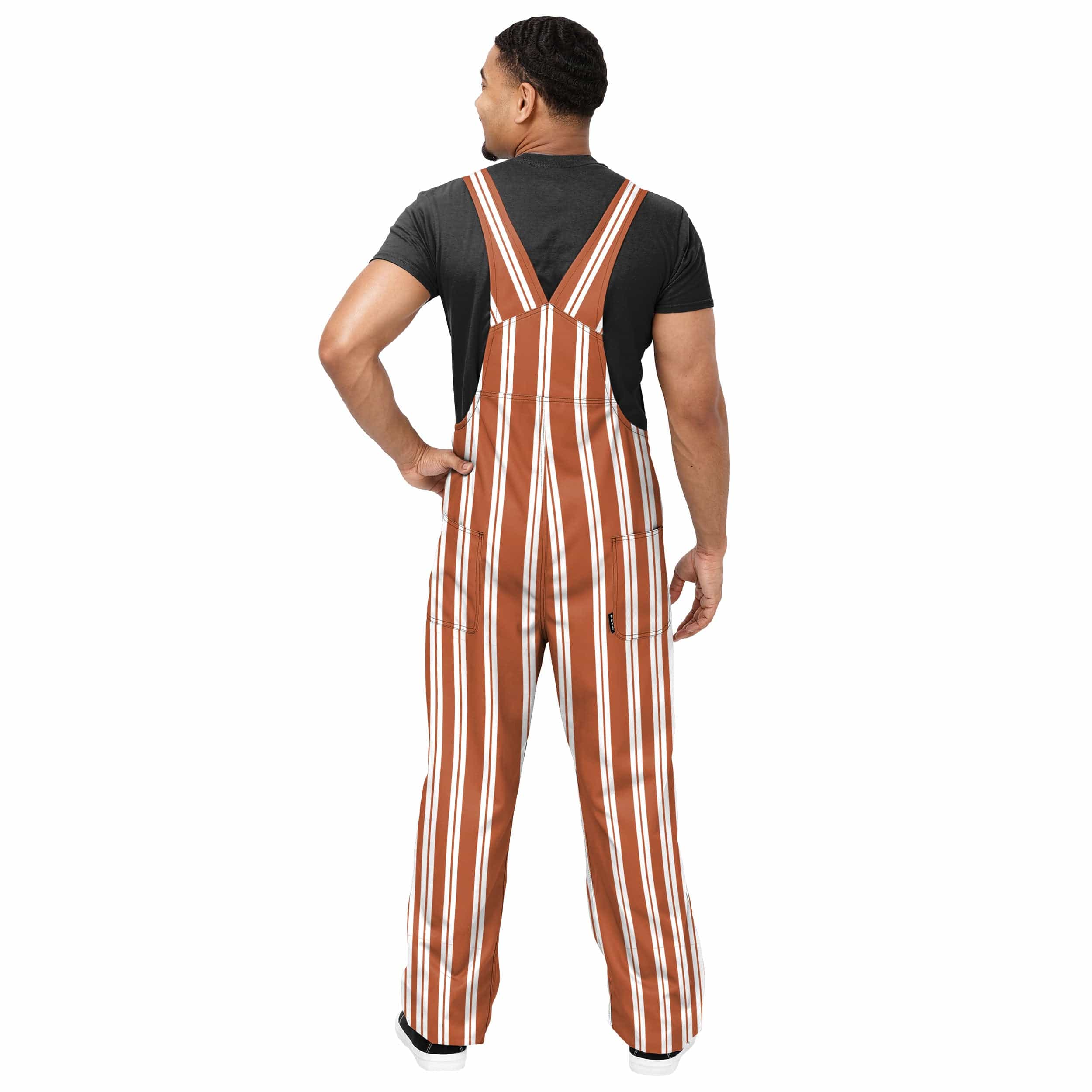 Texas Longhorns NCAA Mens Sideline Spirit Bib Overalls - Image 2