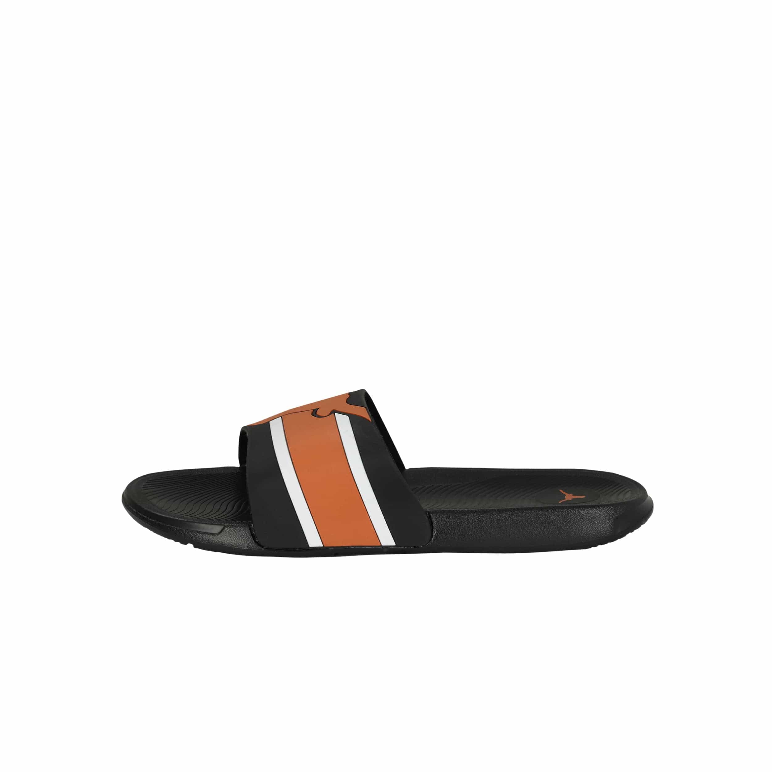 Texas Longhorns NCAA Mens Striped Big Logo Raised Slide - Image 4