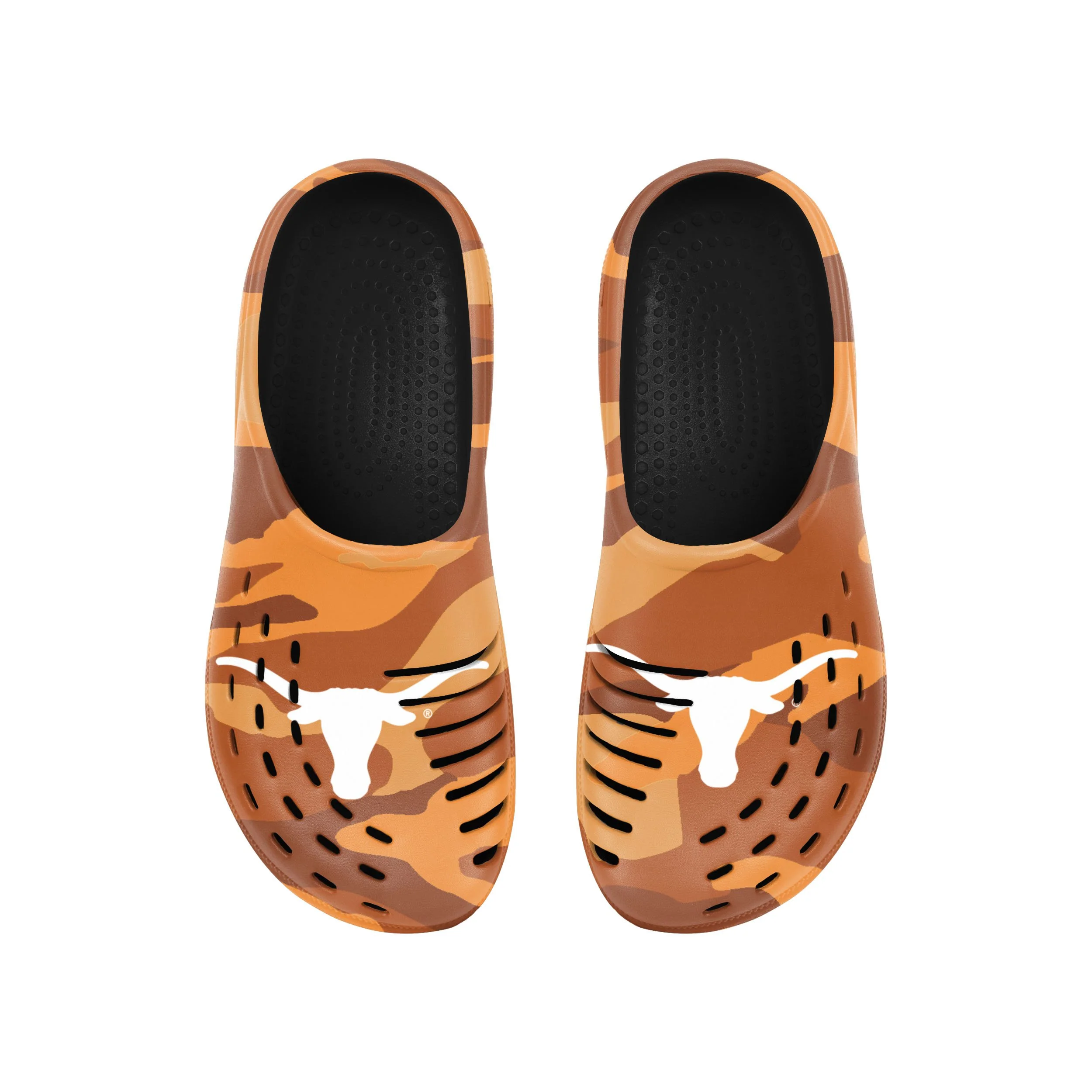 Texas Longhorns NCAA Mens Tonal Camo Clog - Image 4