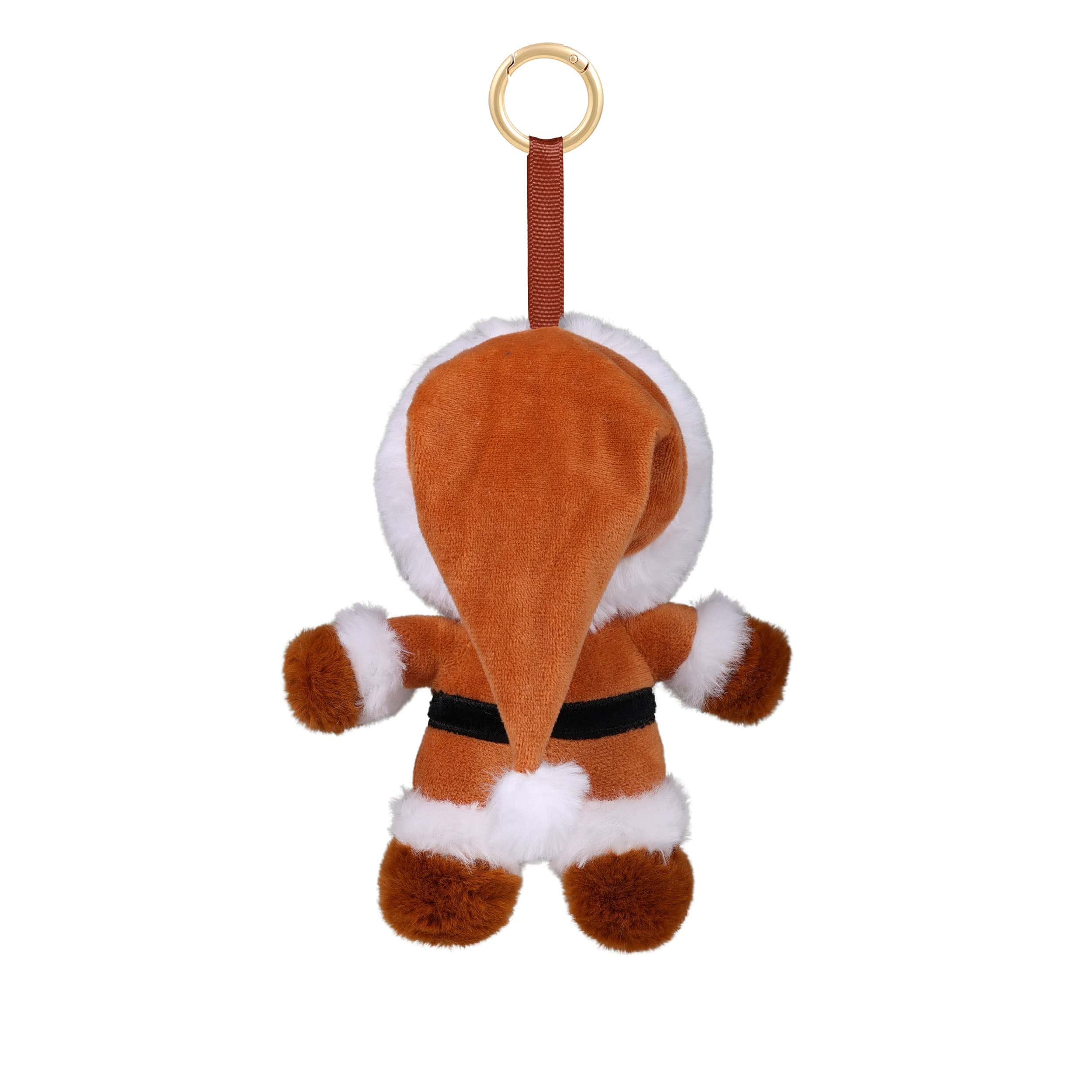 Texas Longhorns NCAA Plush Mascot Santa Bag Charm Keychain - Image 4