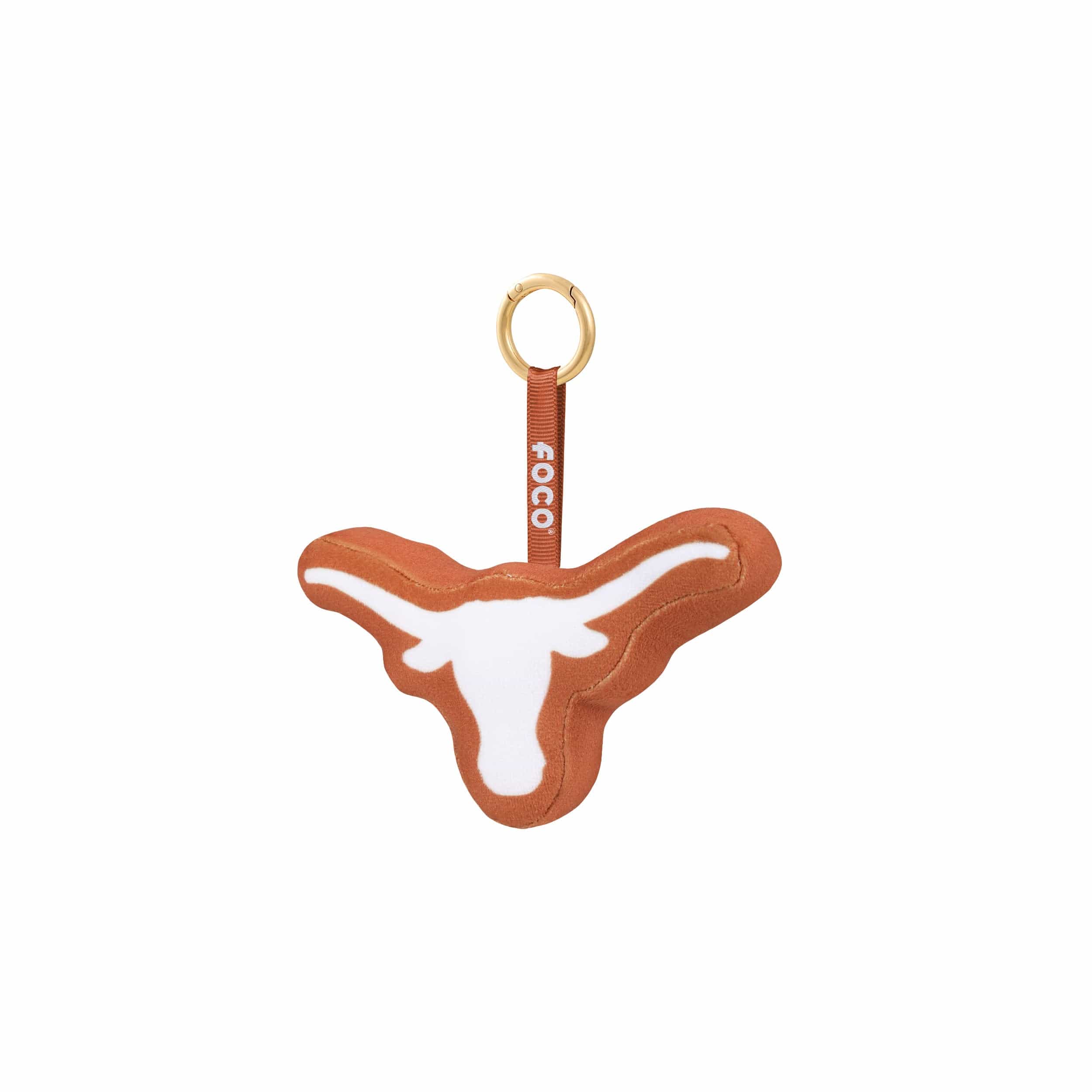 Texas Longhorns NCAA Plush Team Logo Bag Charm Keychain - Image 3