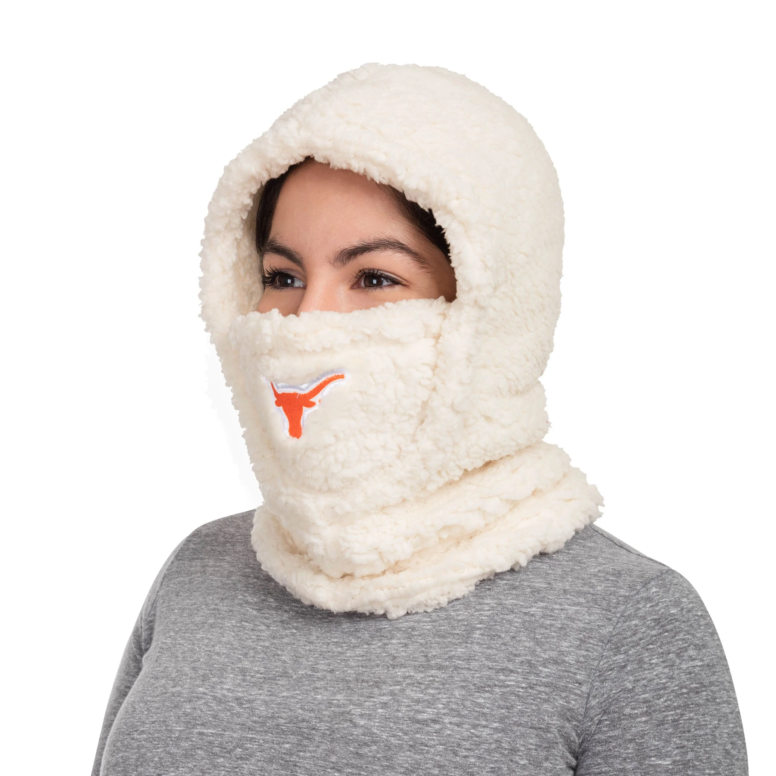 Texas Longhorns NCAA Sherpa Hooded Gaiter - Image 2