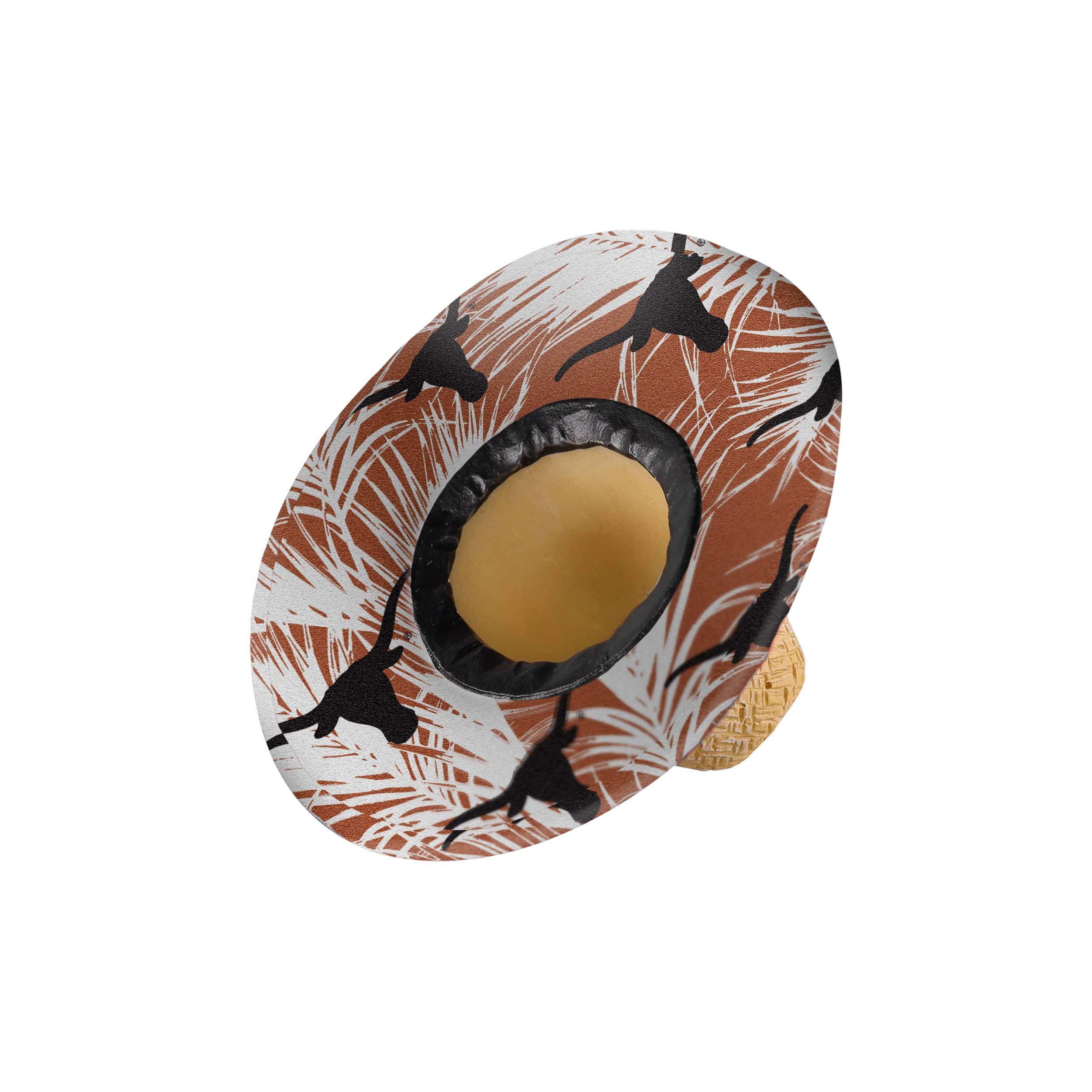 Texas Longhorns NCAA Straw Hat Ornament - Image 2