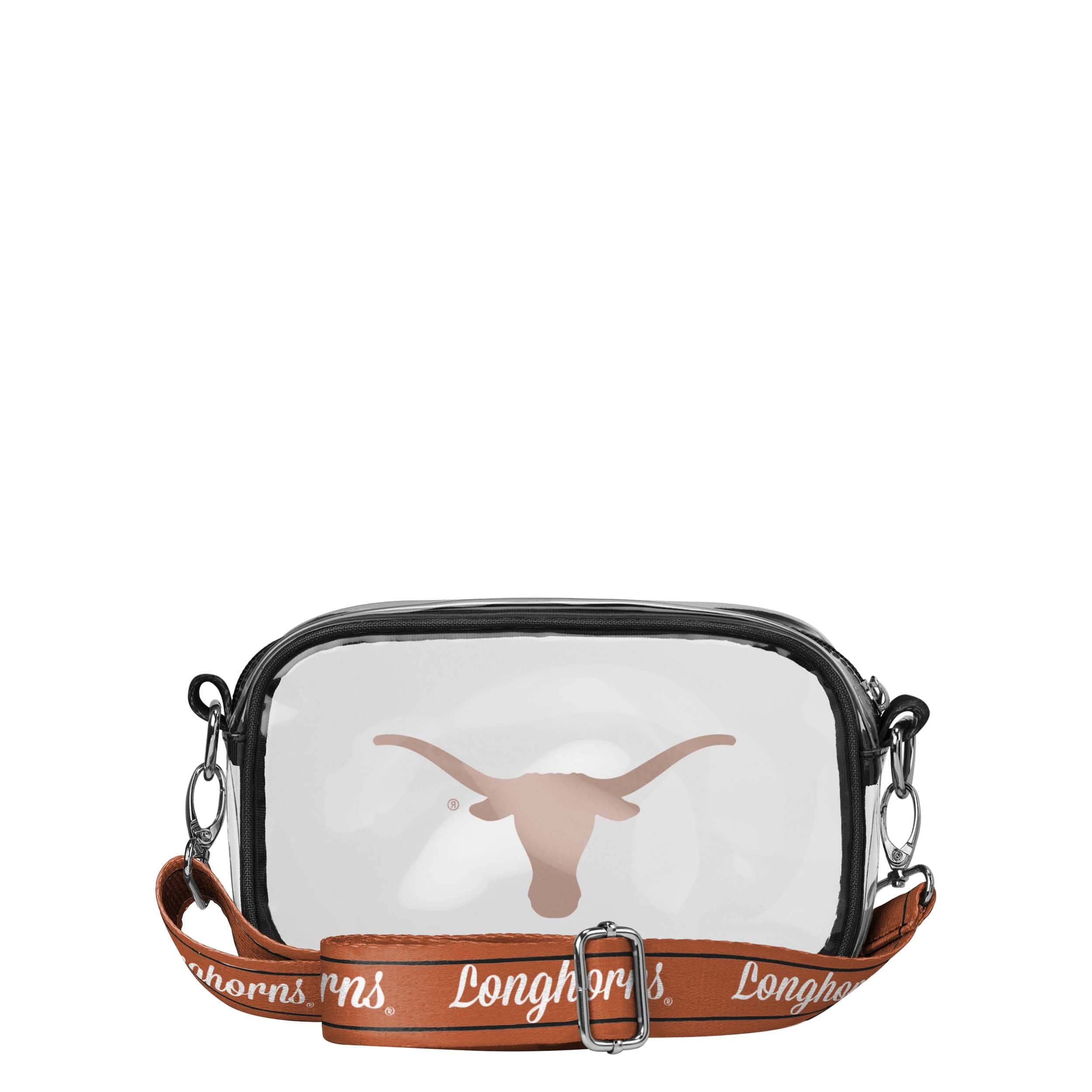 Texas Longhorns NCAA Team Stripe Clear Crossbody Bag - Image 5